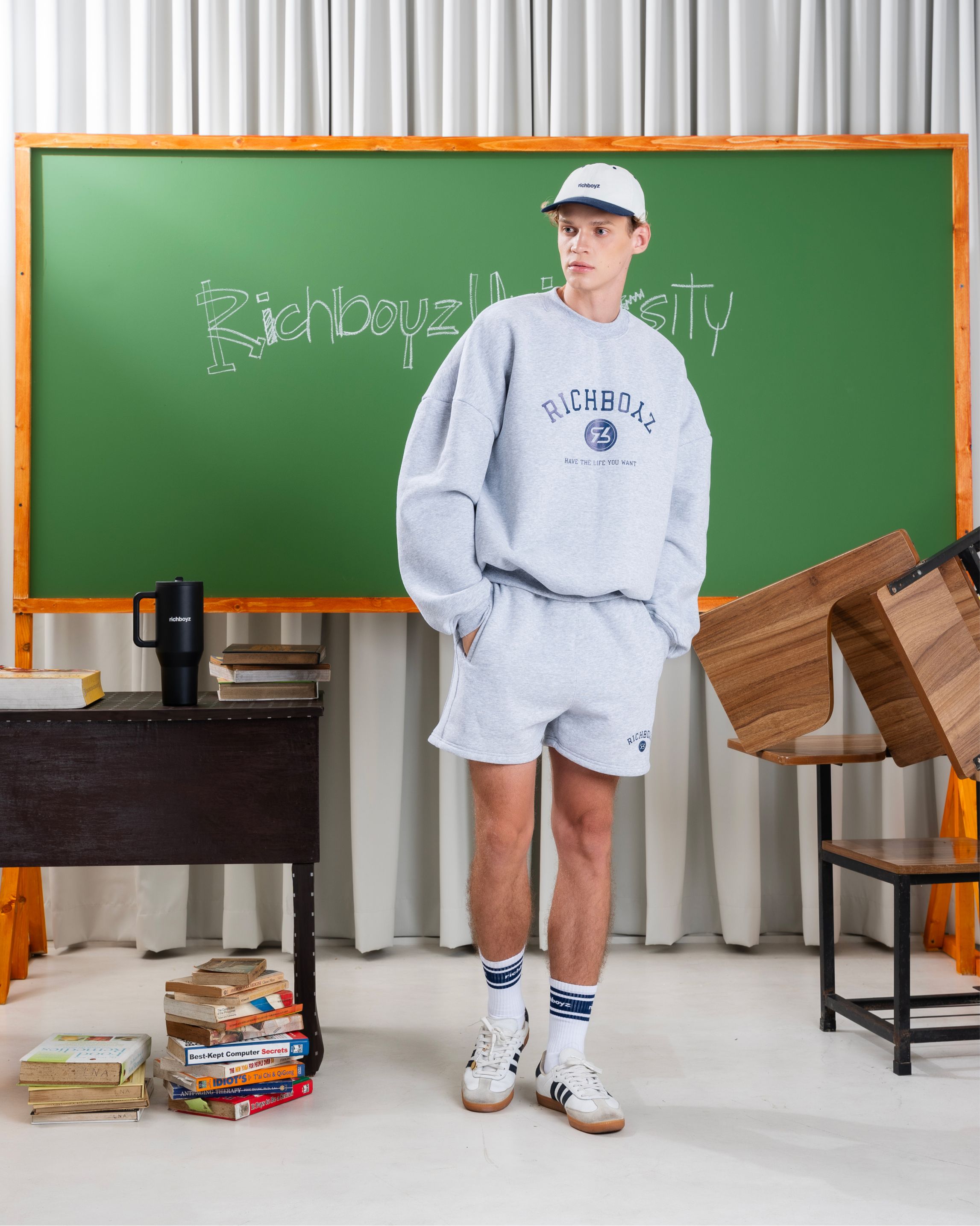 Sweatshorts - Heather Gray