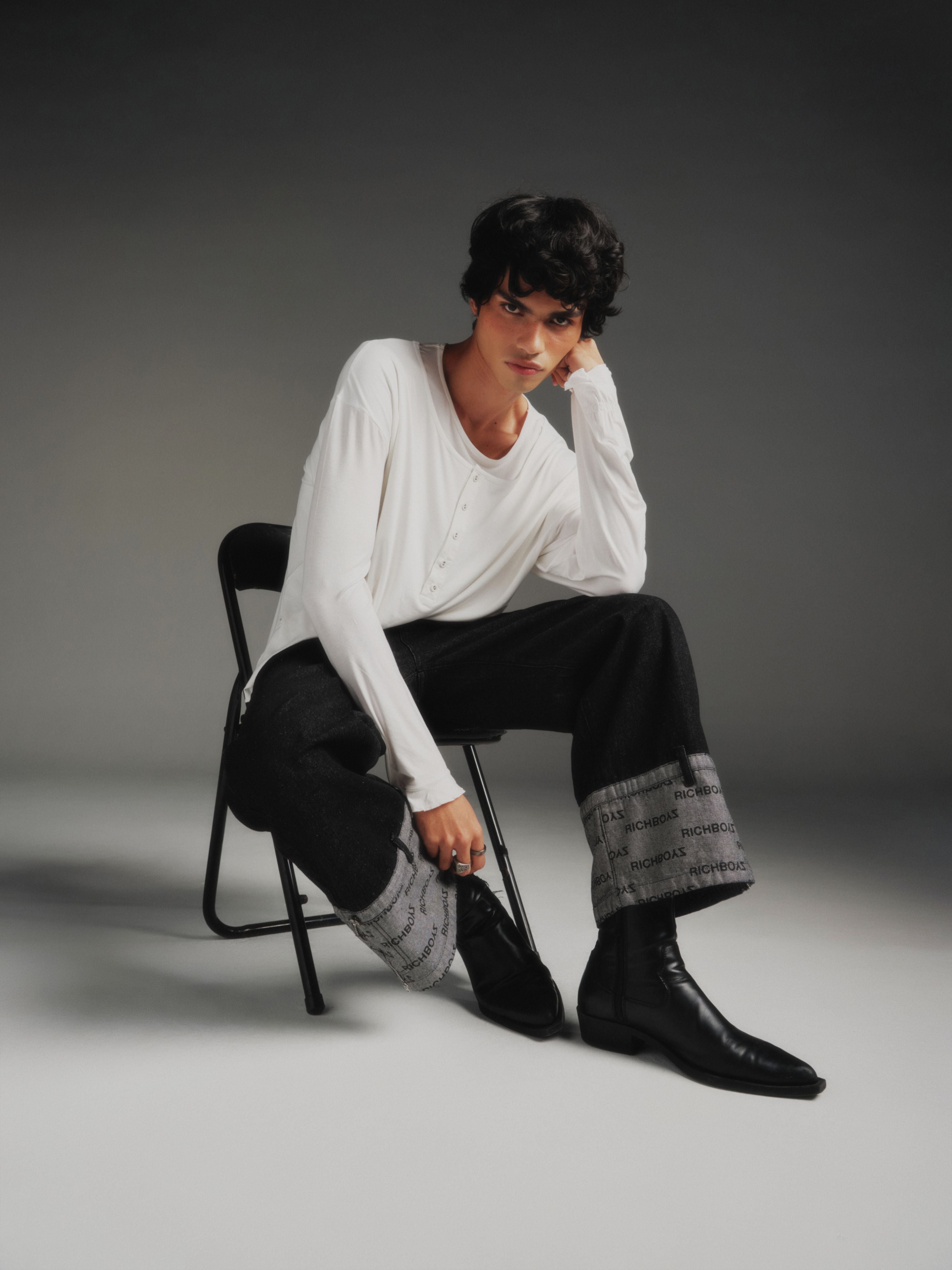 Inverse Denim Pants - Shadow