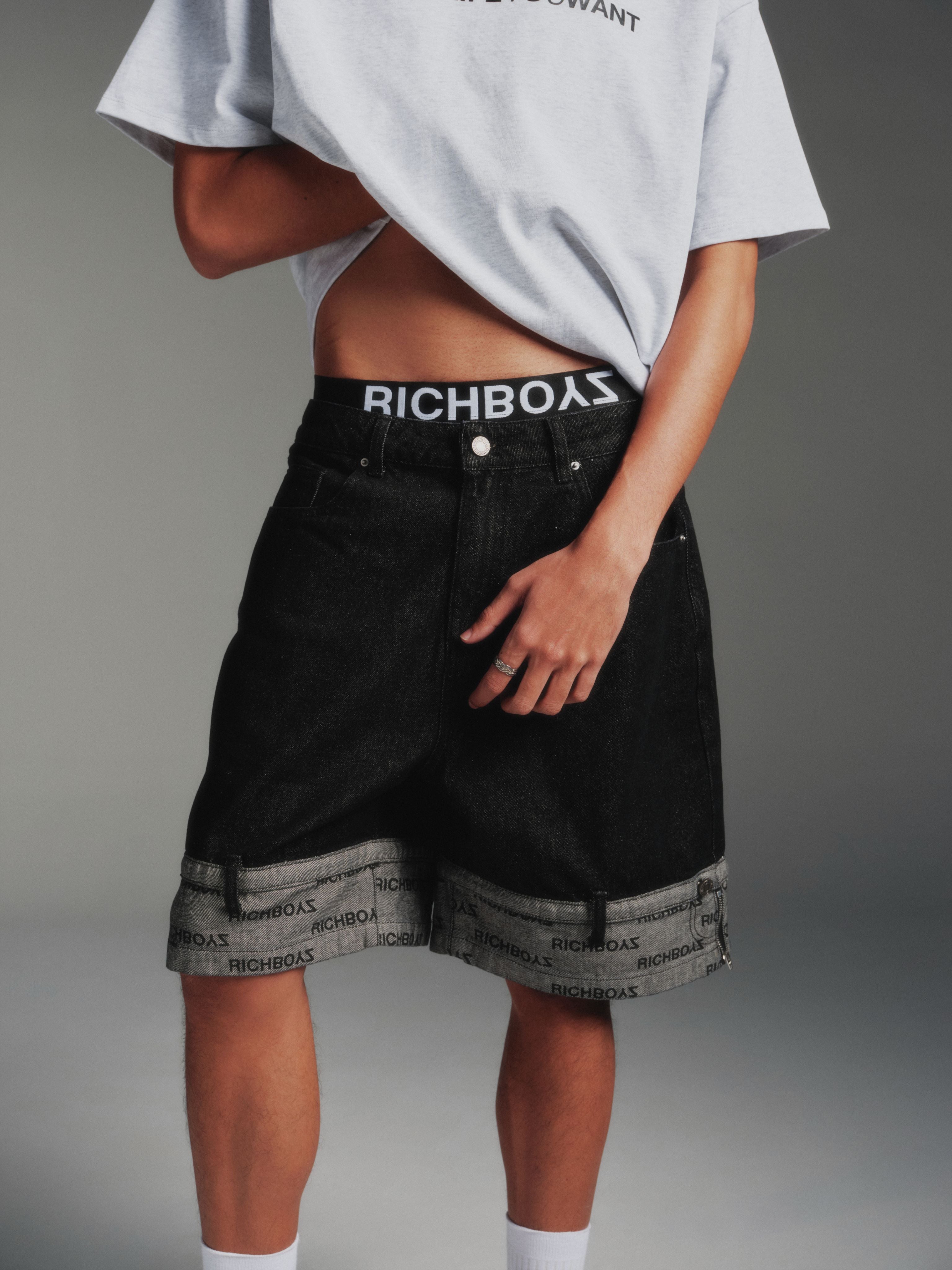 Inverse Denim Short - Shadow