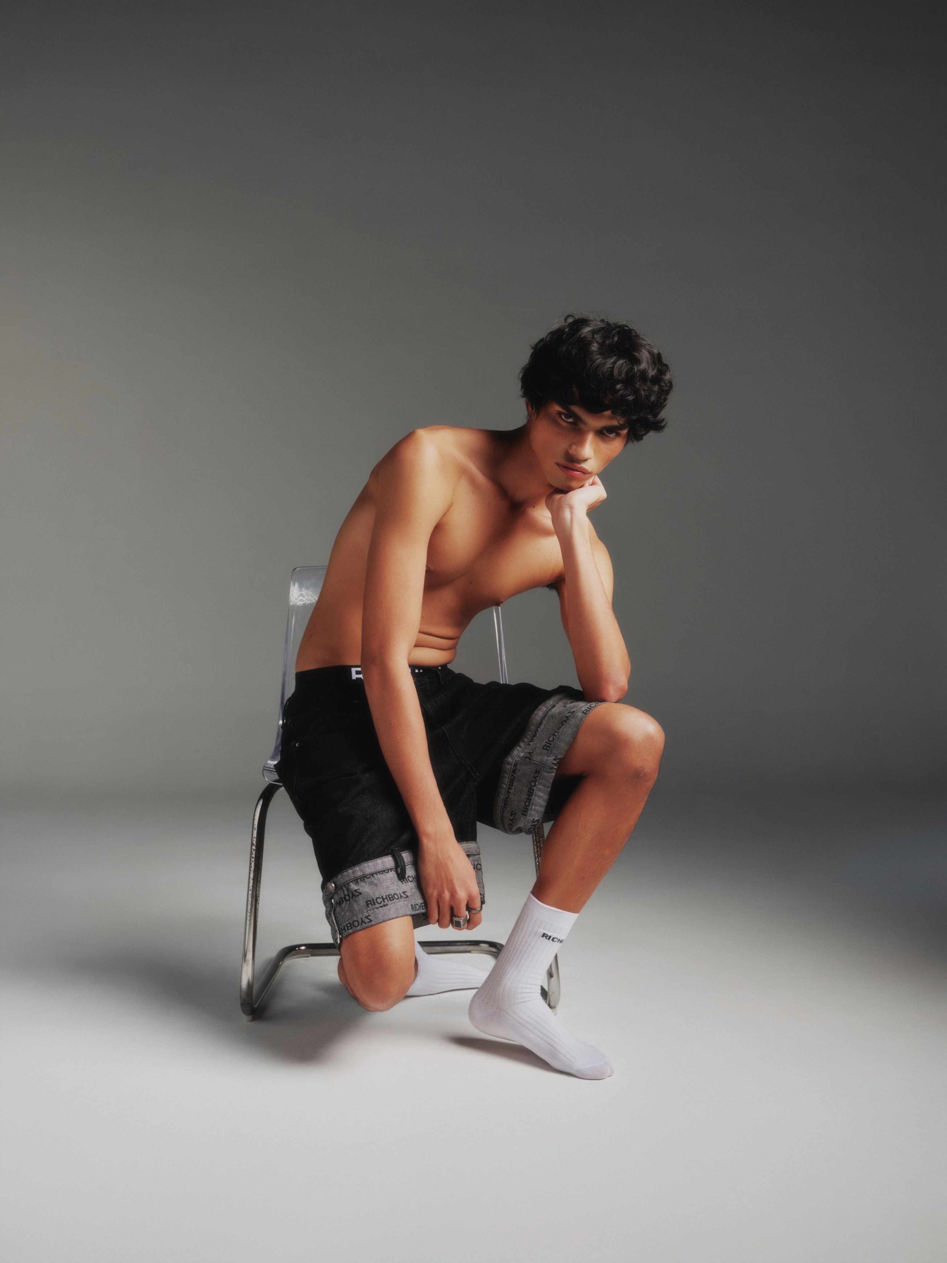 Inverse Denim Short - Shadow