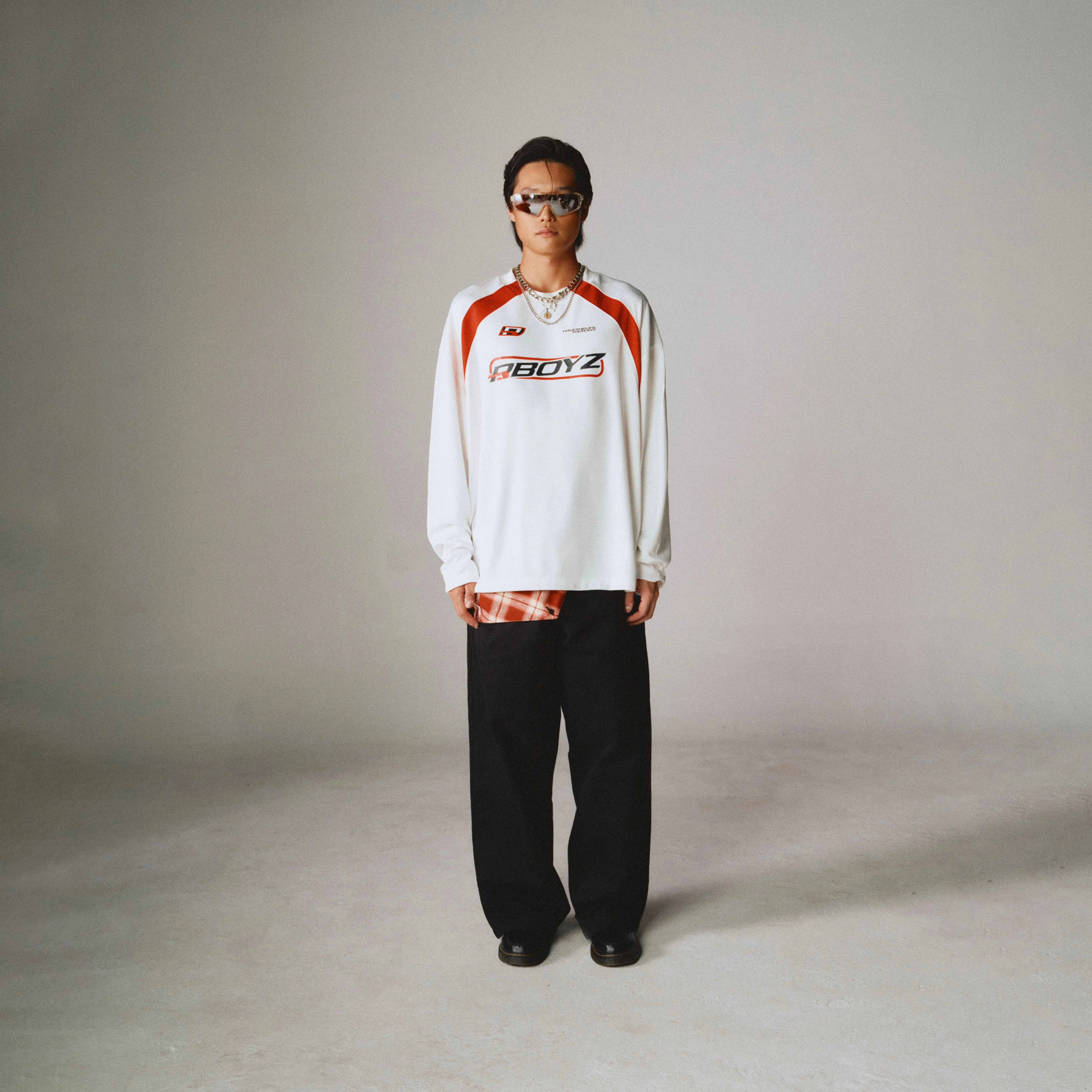 Jersey Long Sleeve - White
