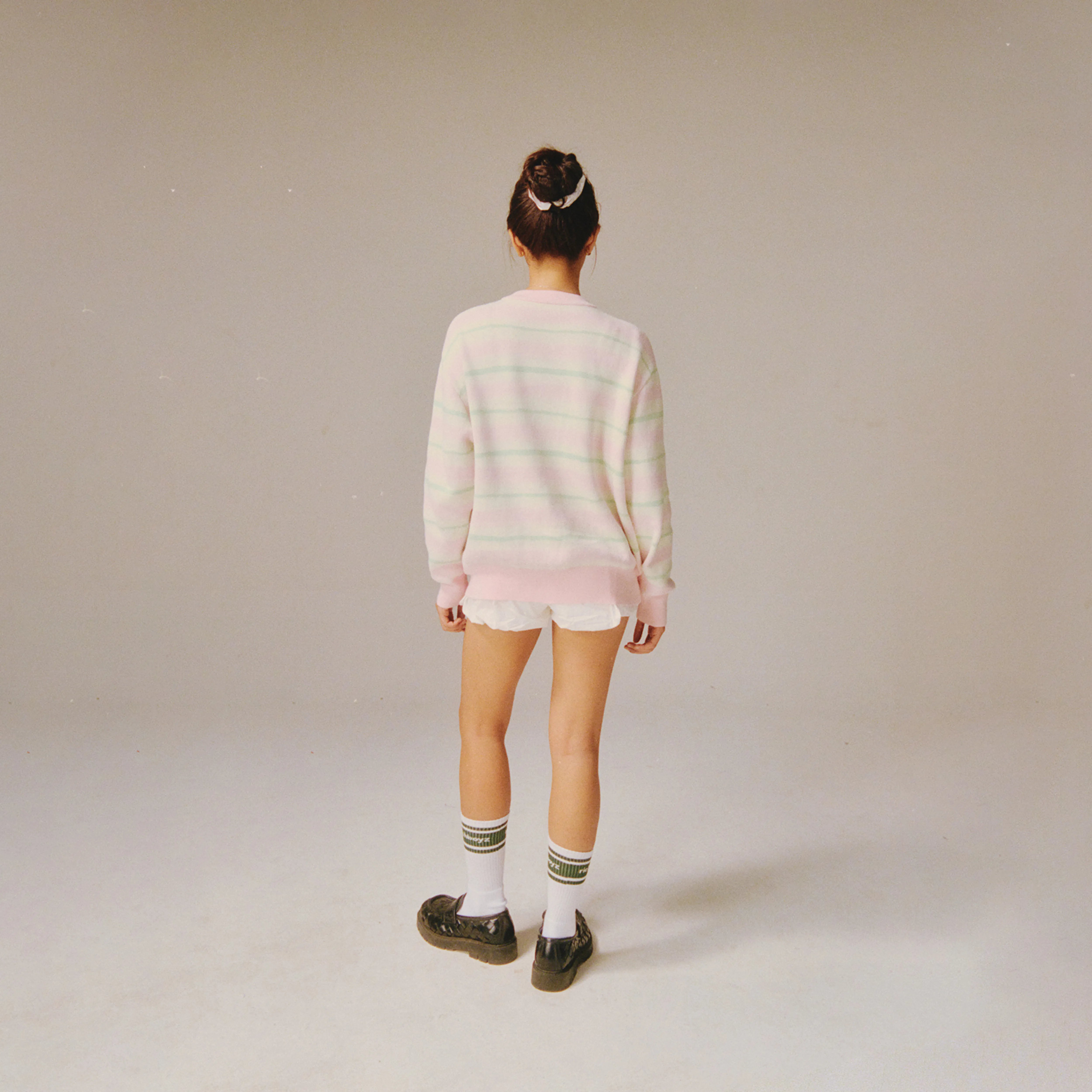 Knit Cardigan - Dusty Pink