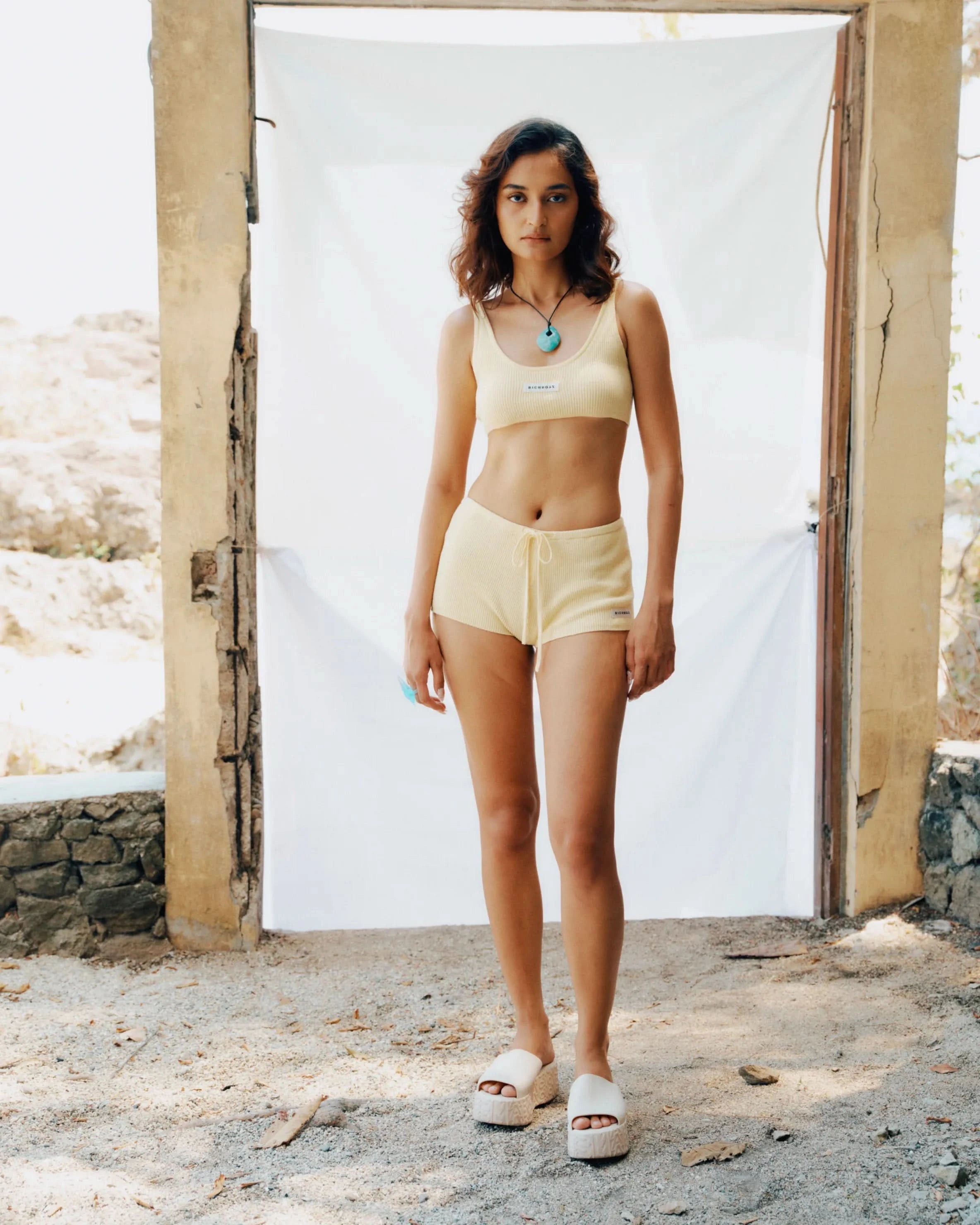Knitted Bralette Set