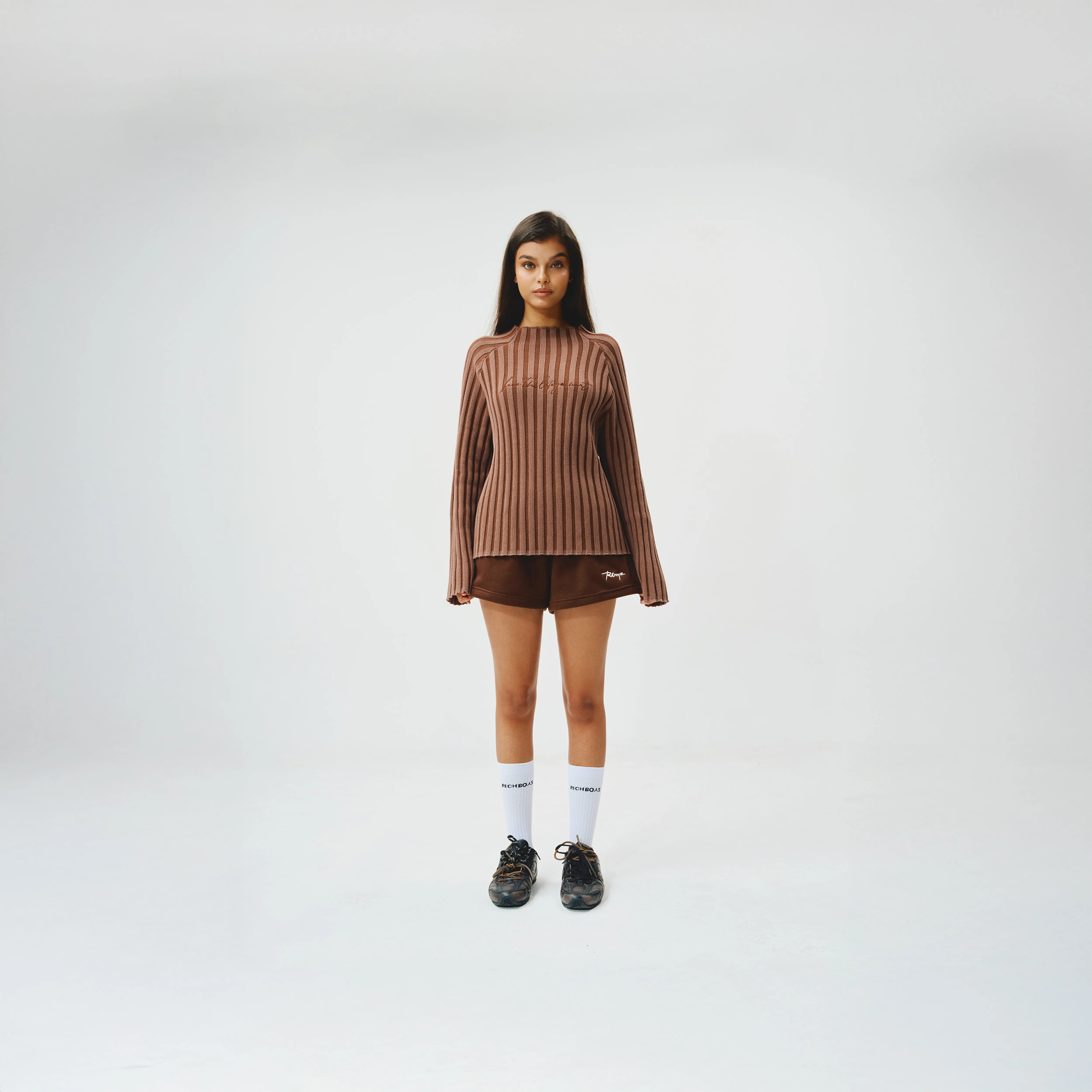 Knitted Long Sleeves - Cocoa