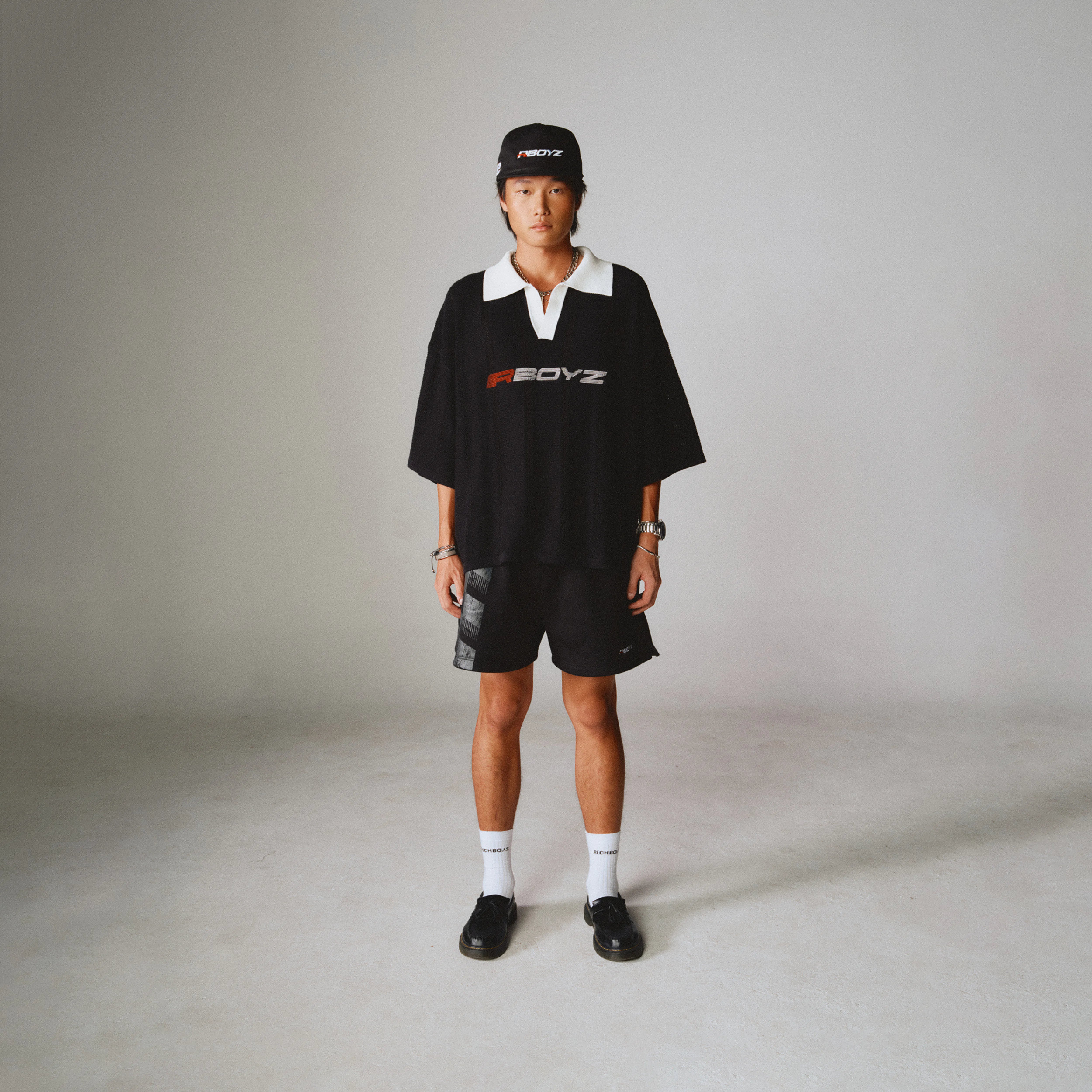 Knitted Polo - Black