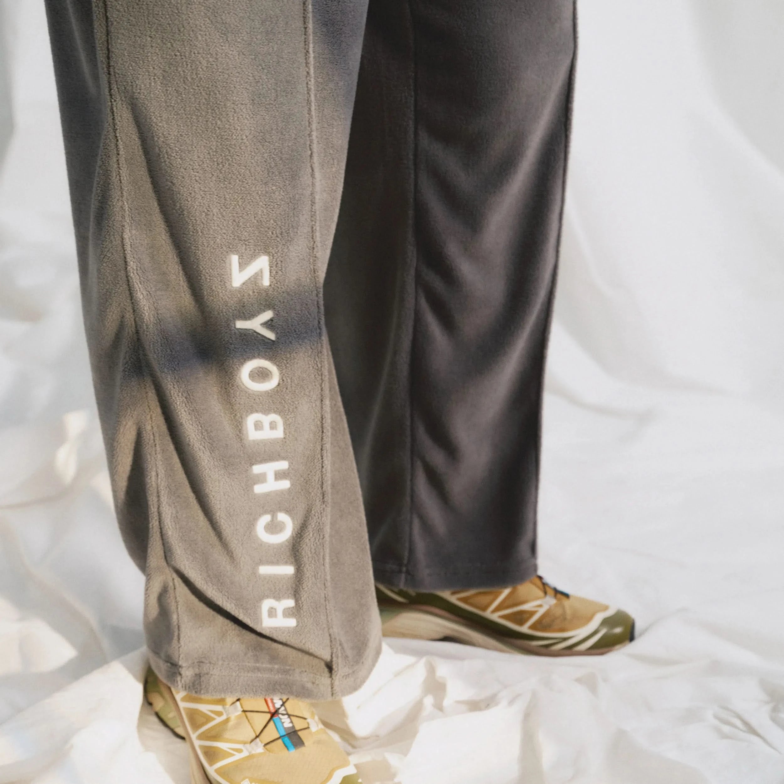 Pleated Lounge Pants - Glacier