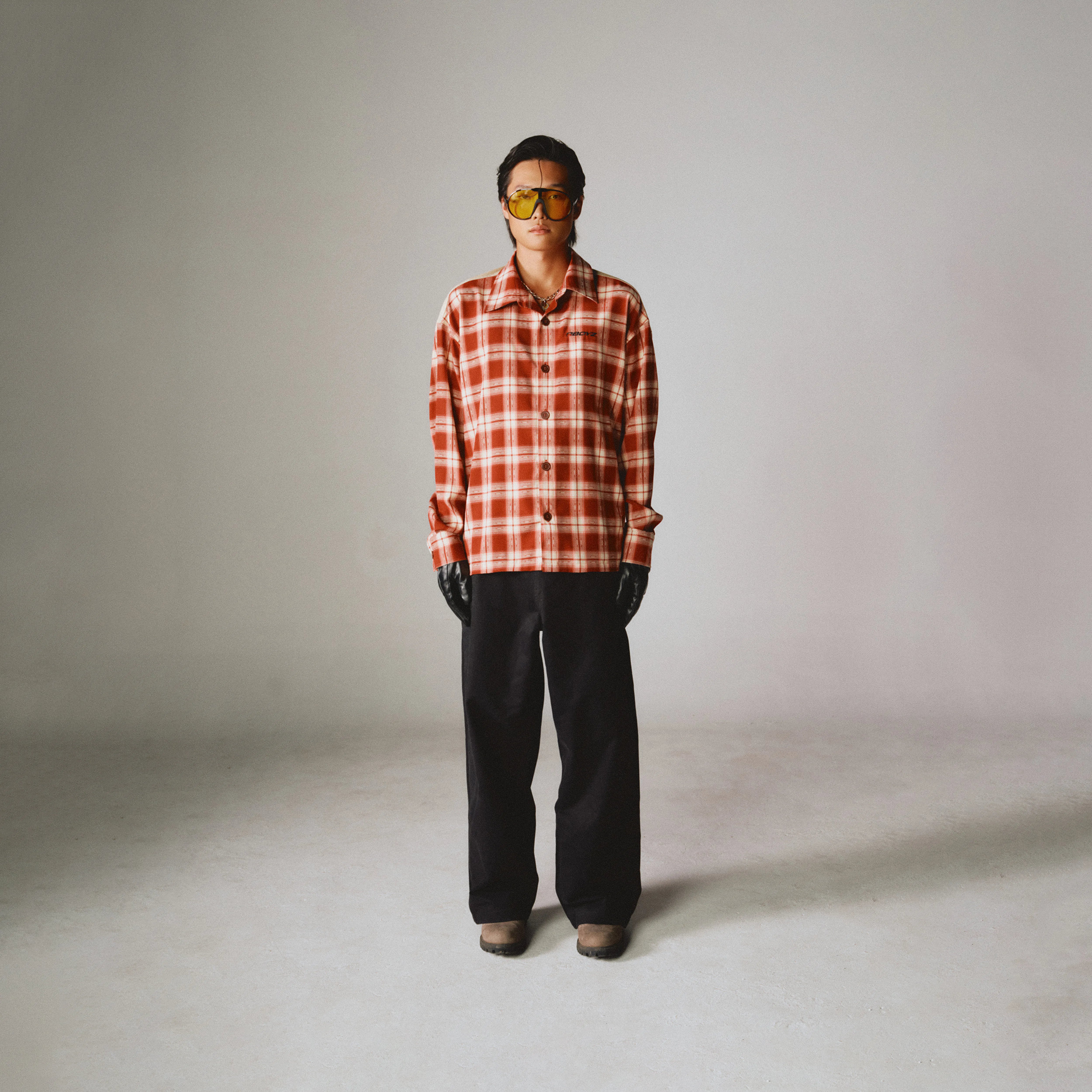 Box Long sleeve Plaid - Red