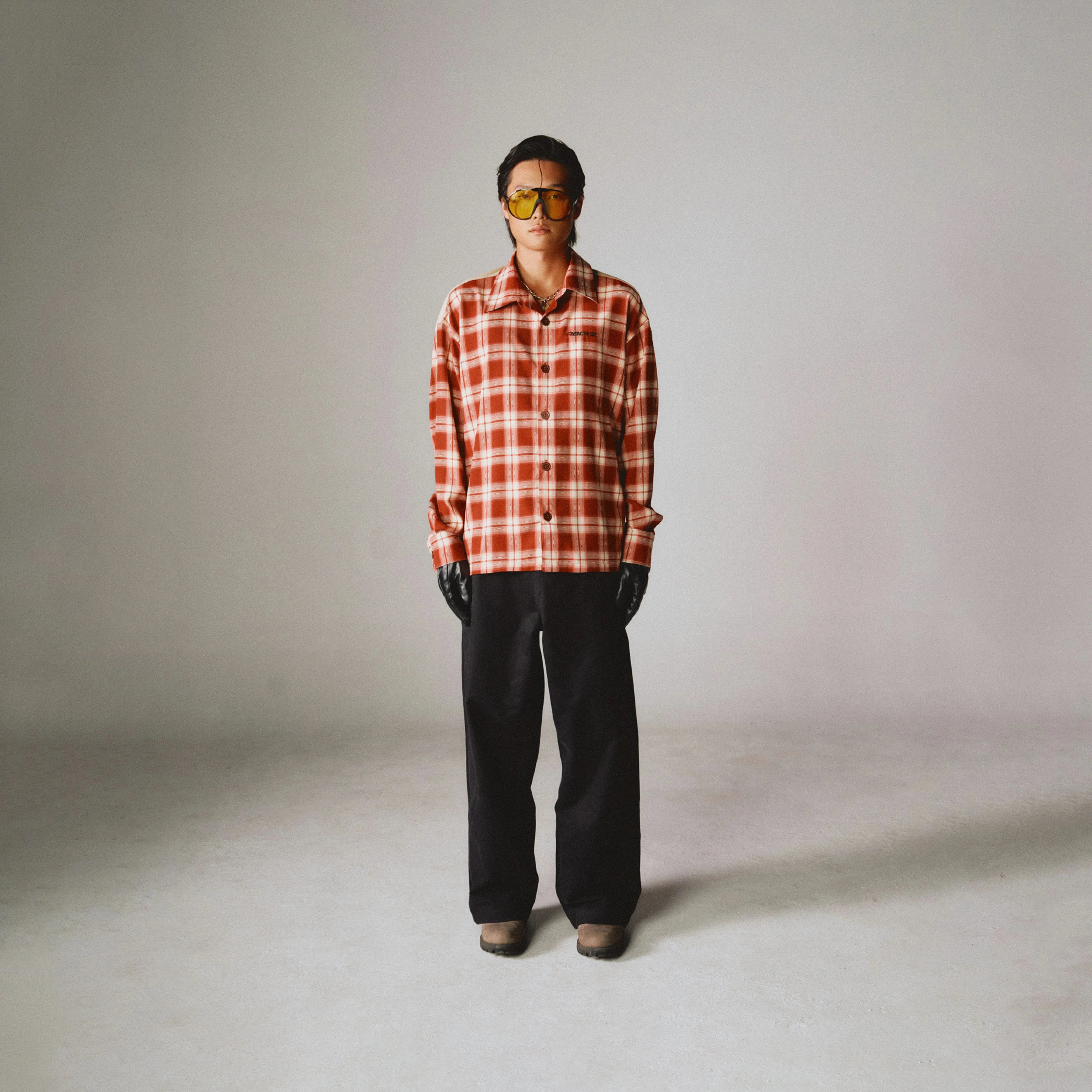 Box Long sleeve Plaid - Red