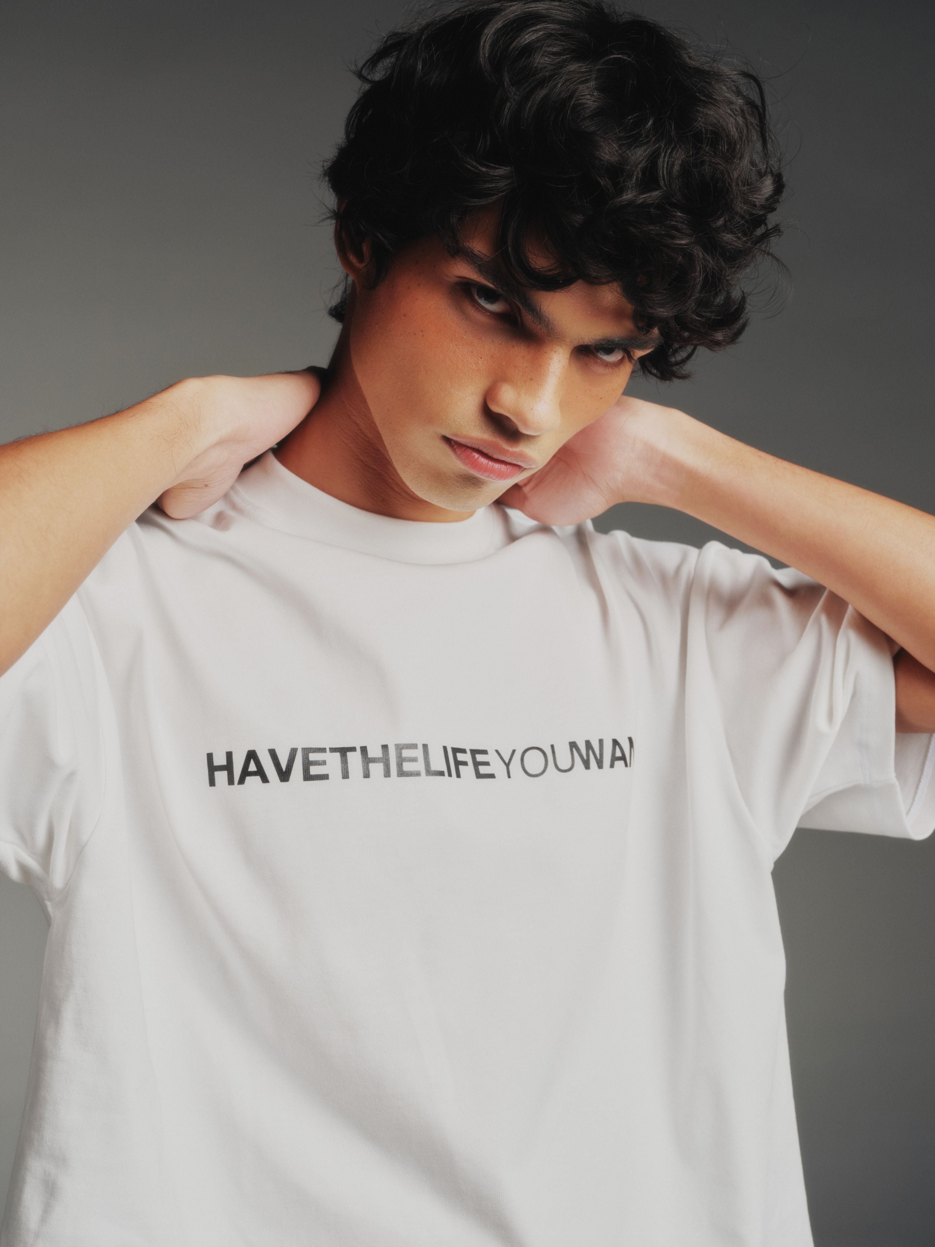 Premium Box Tee - Chalk