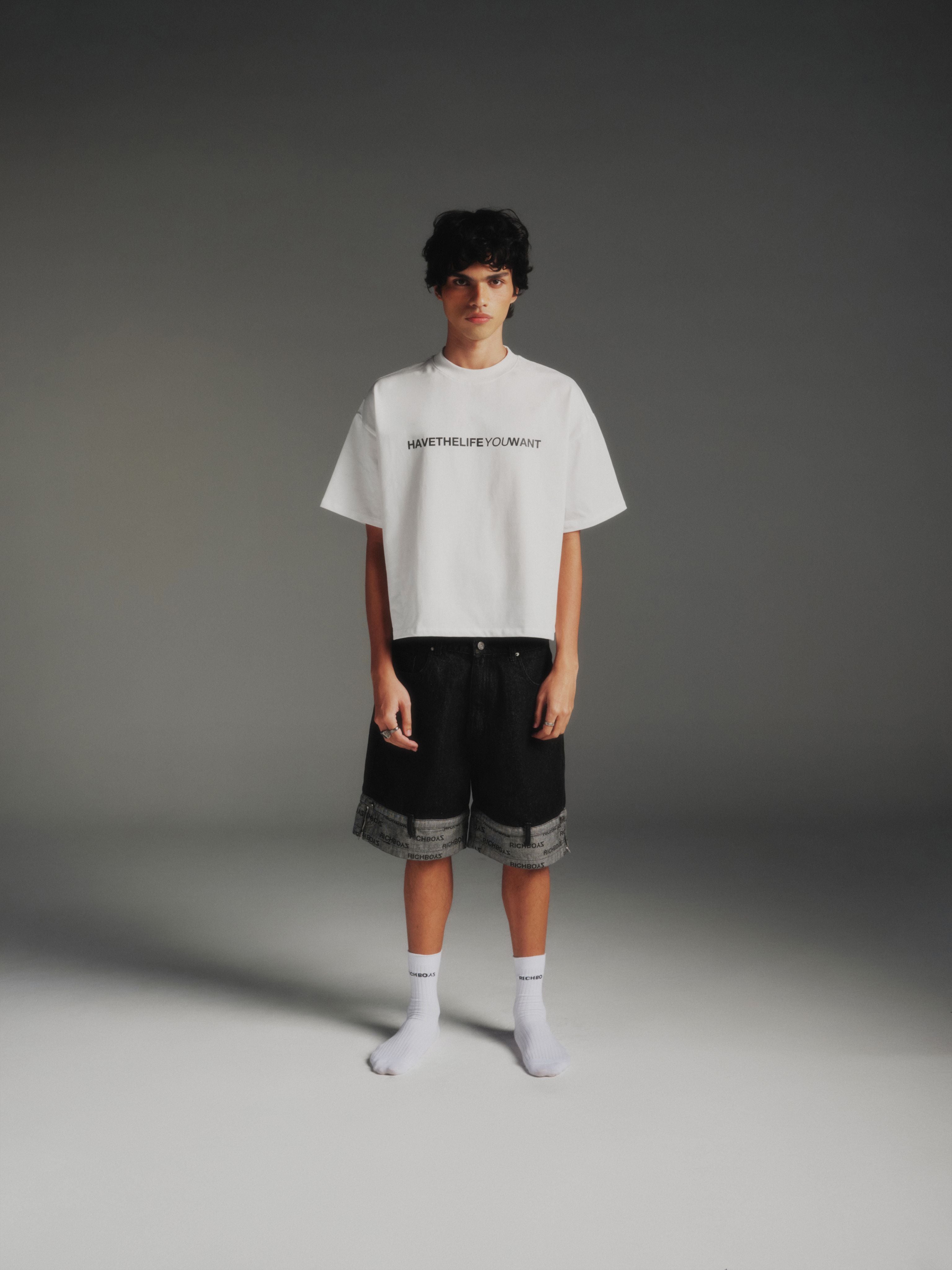 Premium Box Tee - Chalk