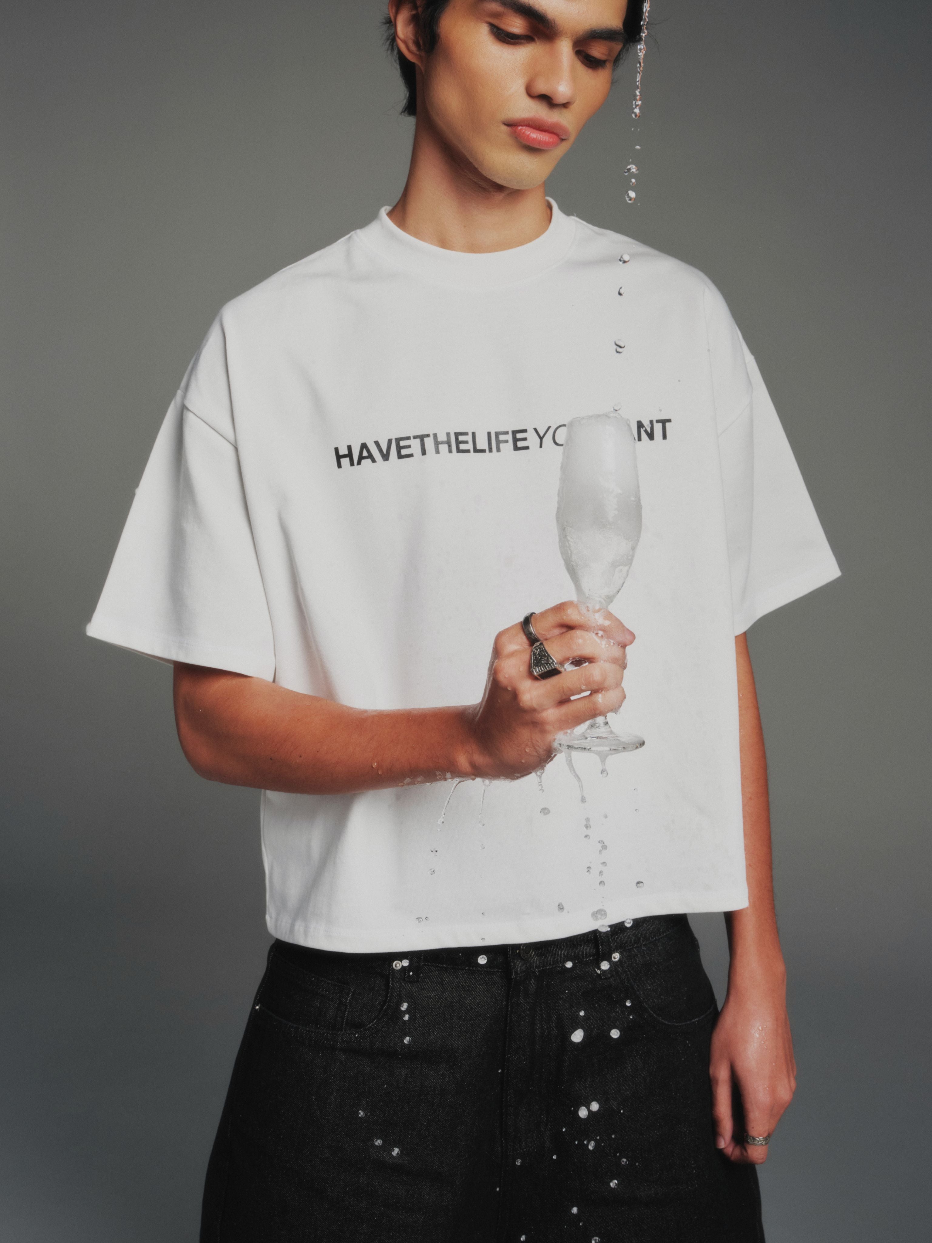 Premium Box Tee - Chalk