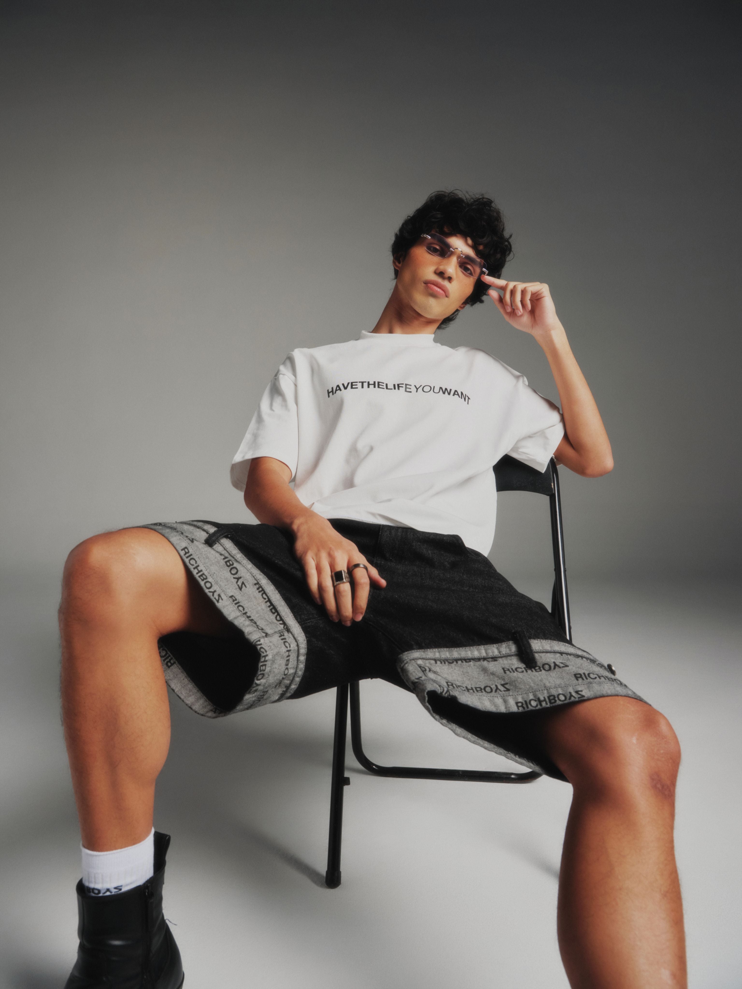 Premium Box Tee - Chalk