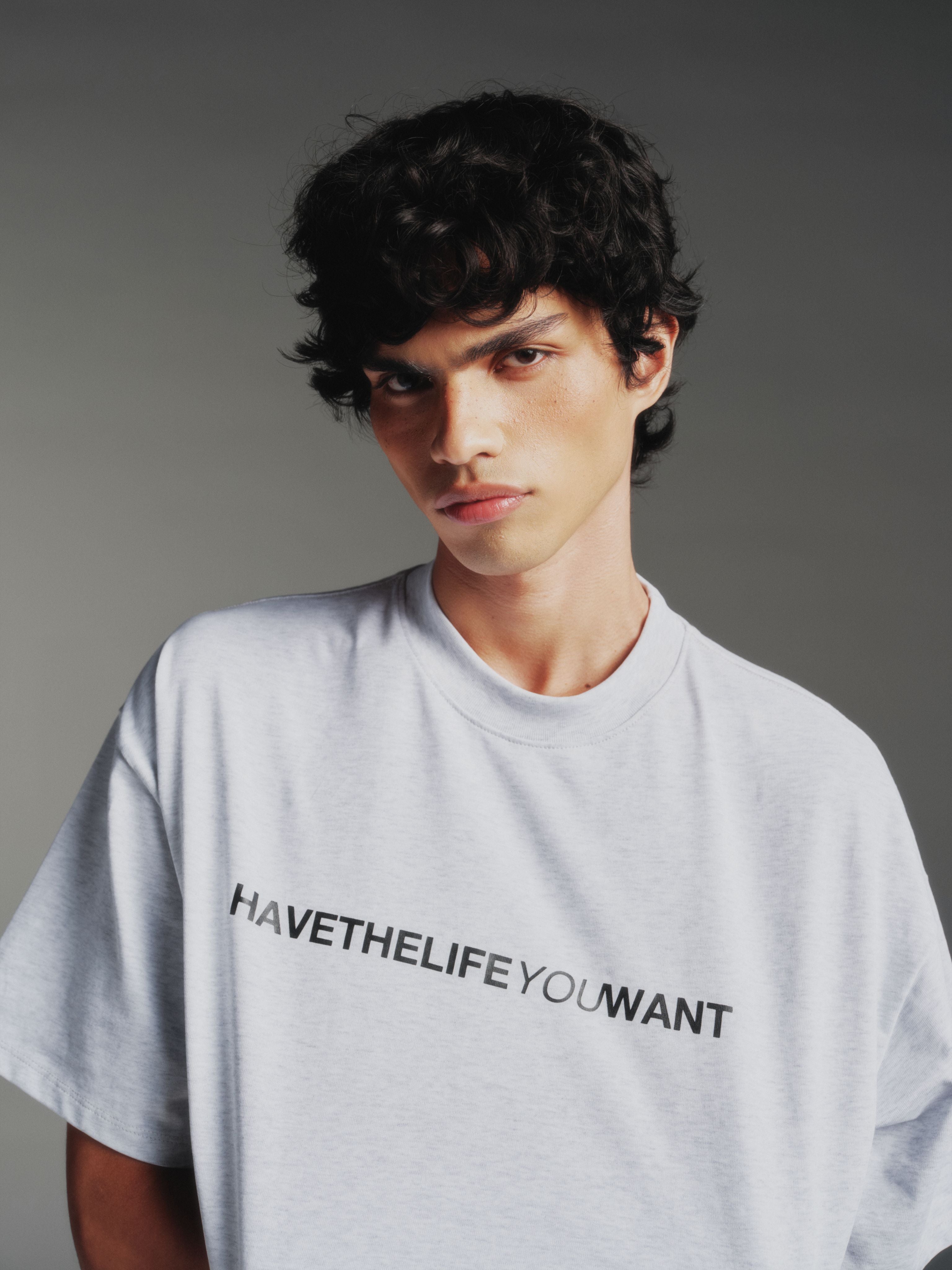 Premium Box Tee - Smoke