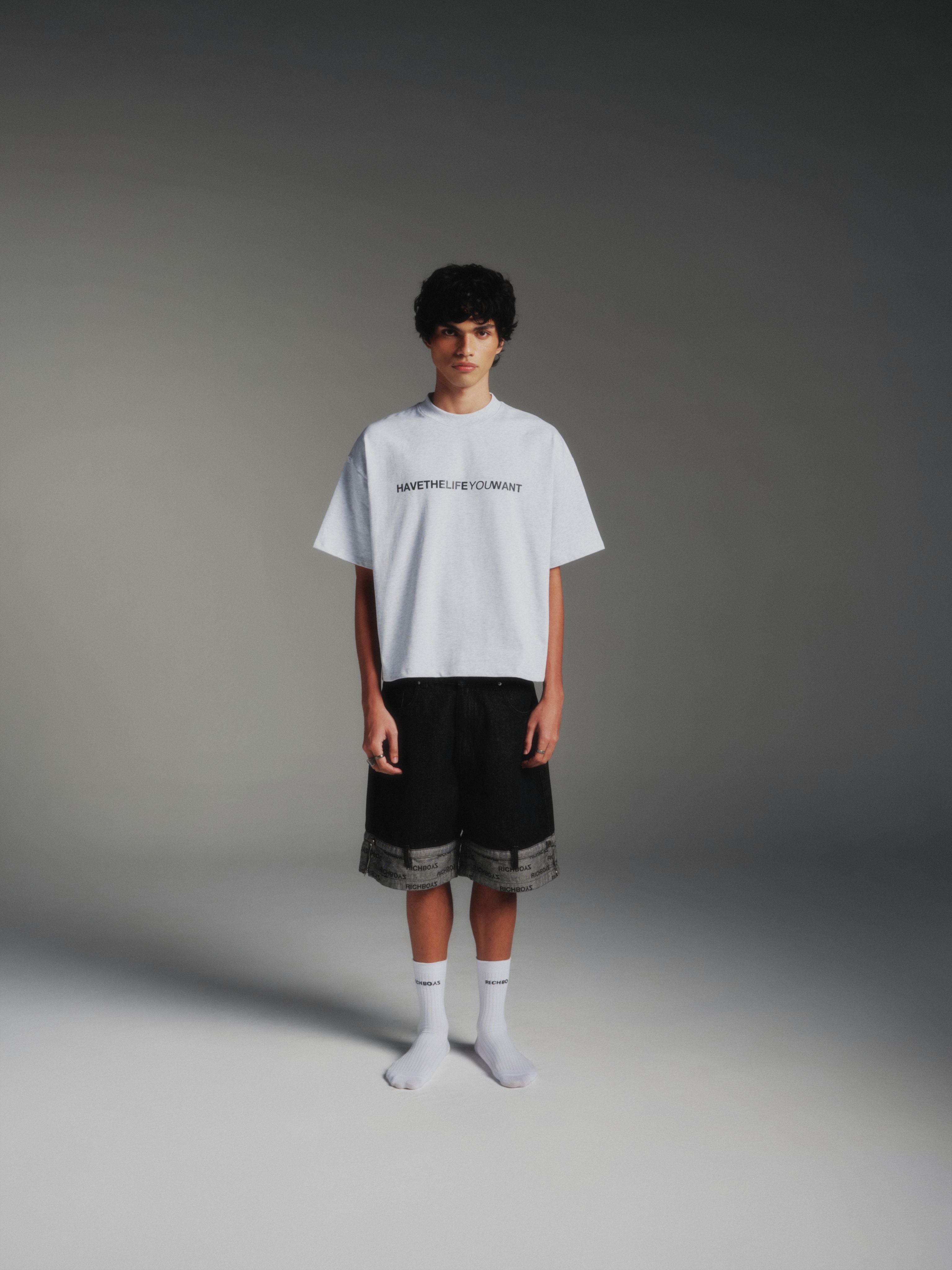 Premium Box Tee - Smoke