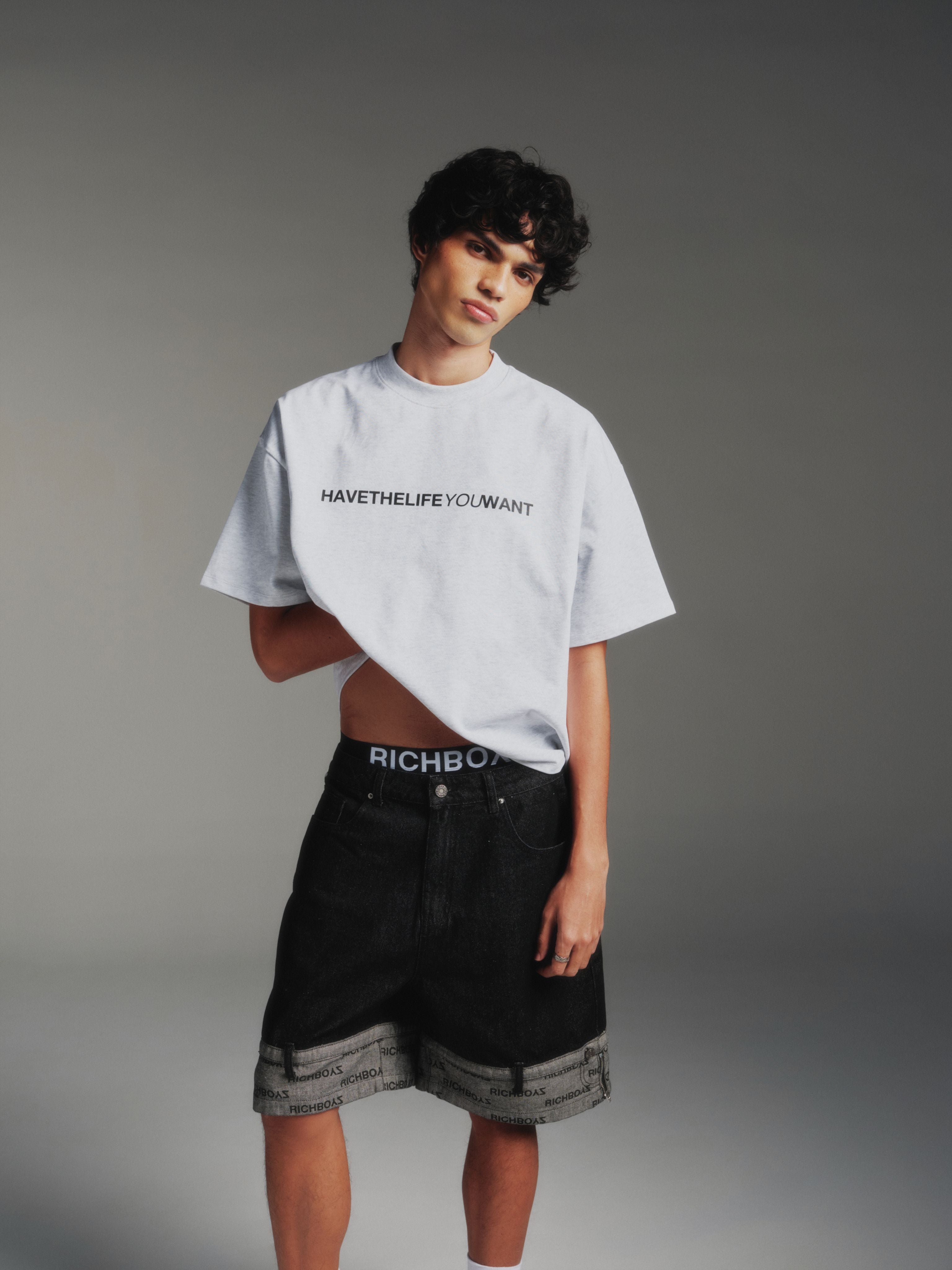 Premium Box Tee - Smoke