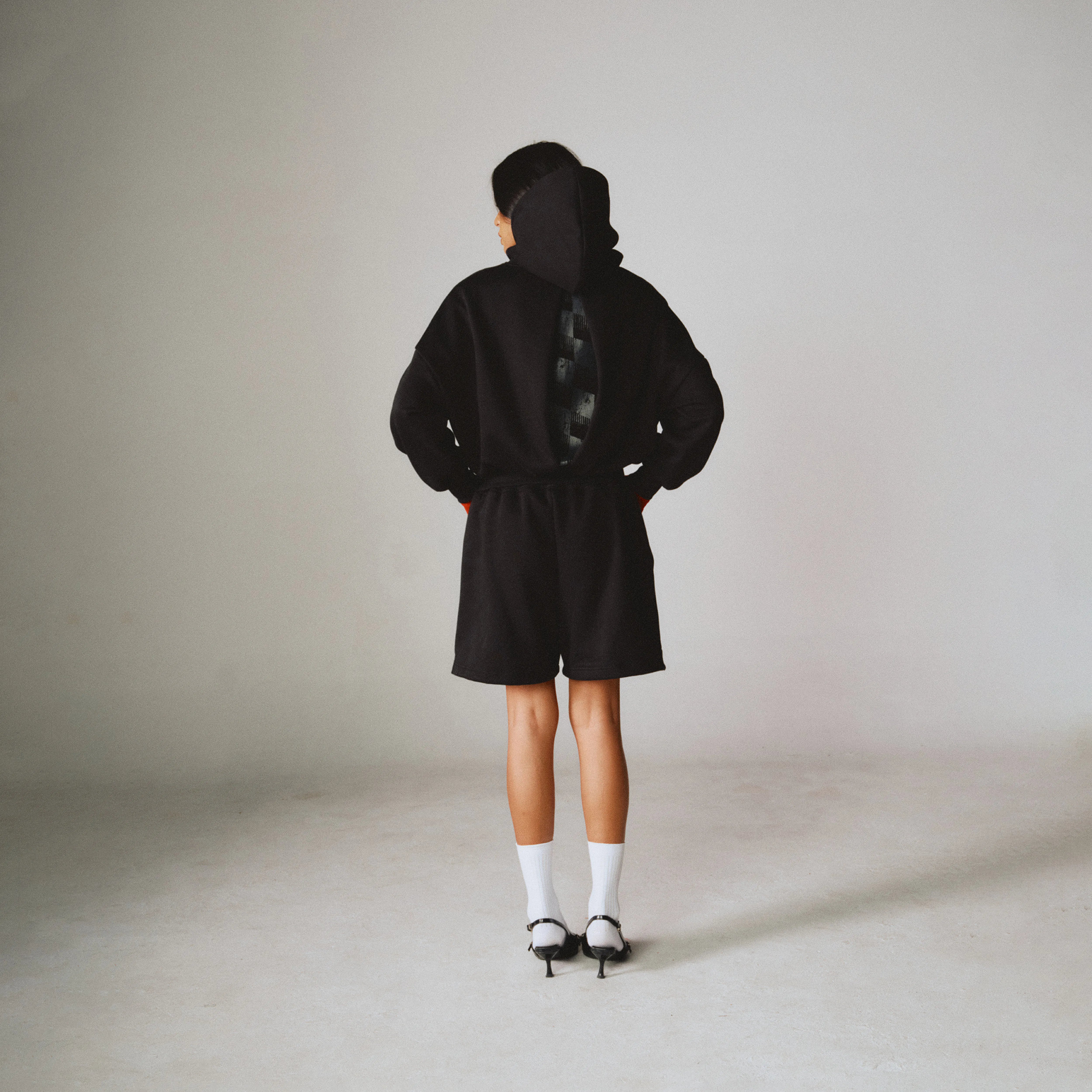 Zip Motion Hoodie - Black