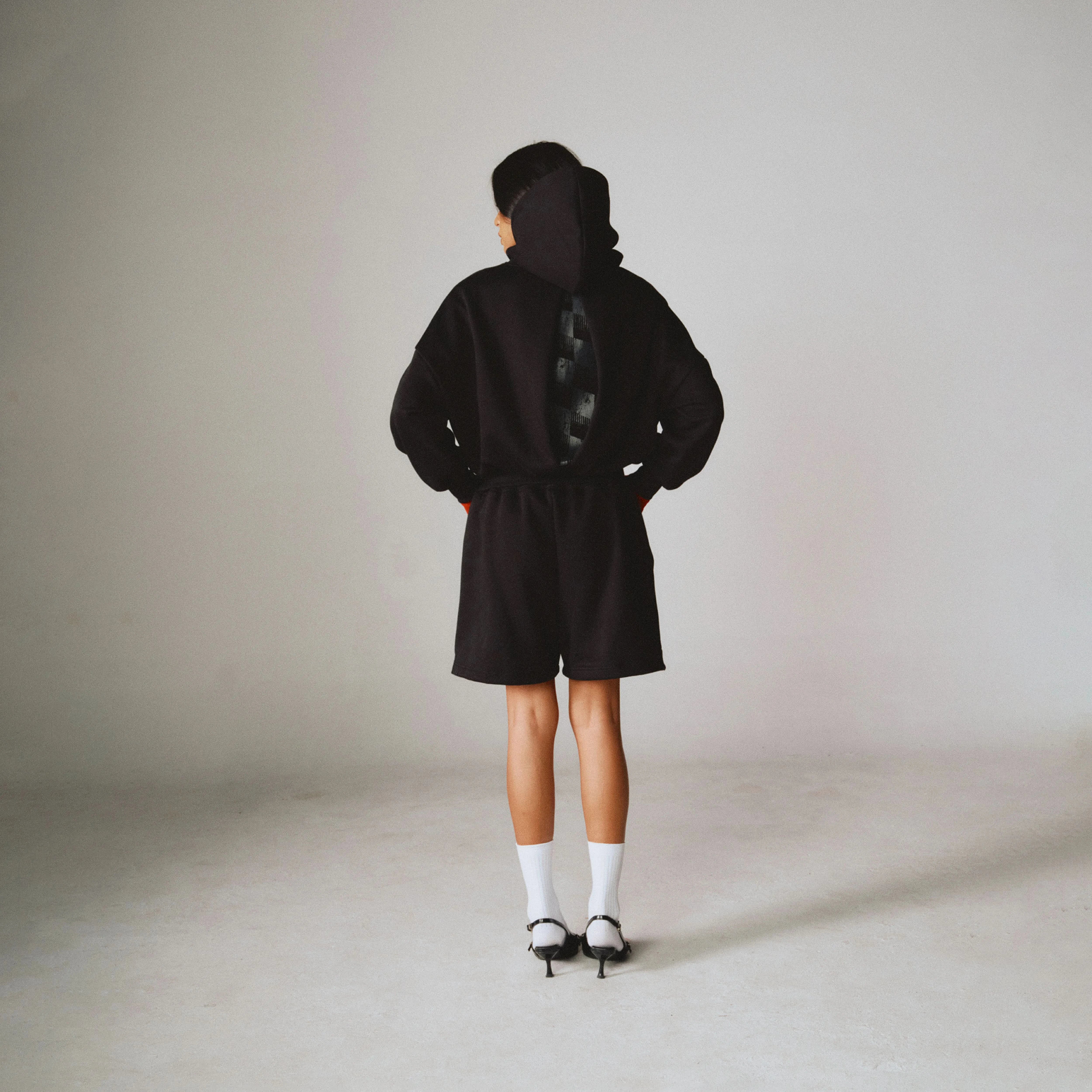 Zip Motion Hoodie - Black