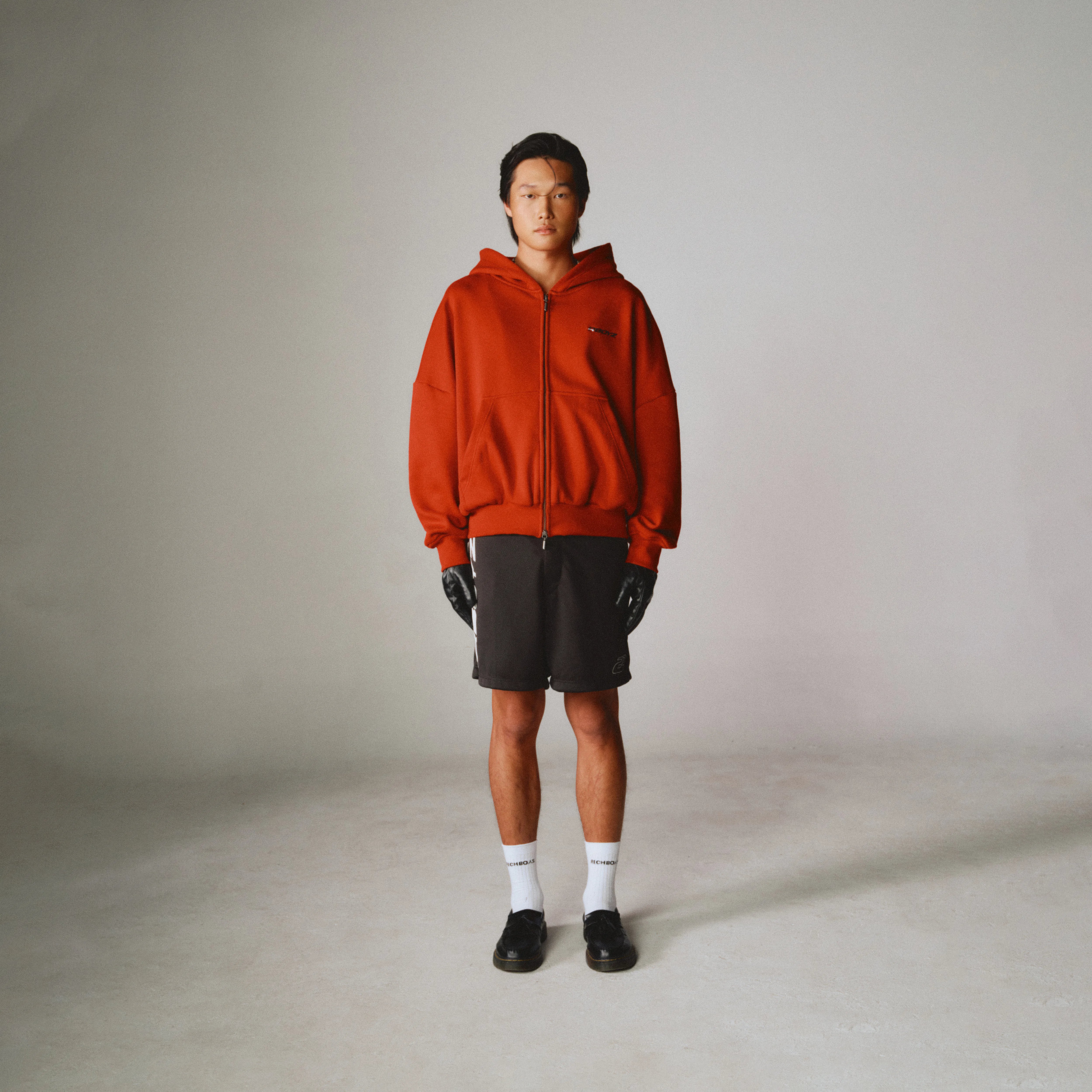 Zip Motion Hoodie - Red