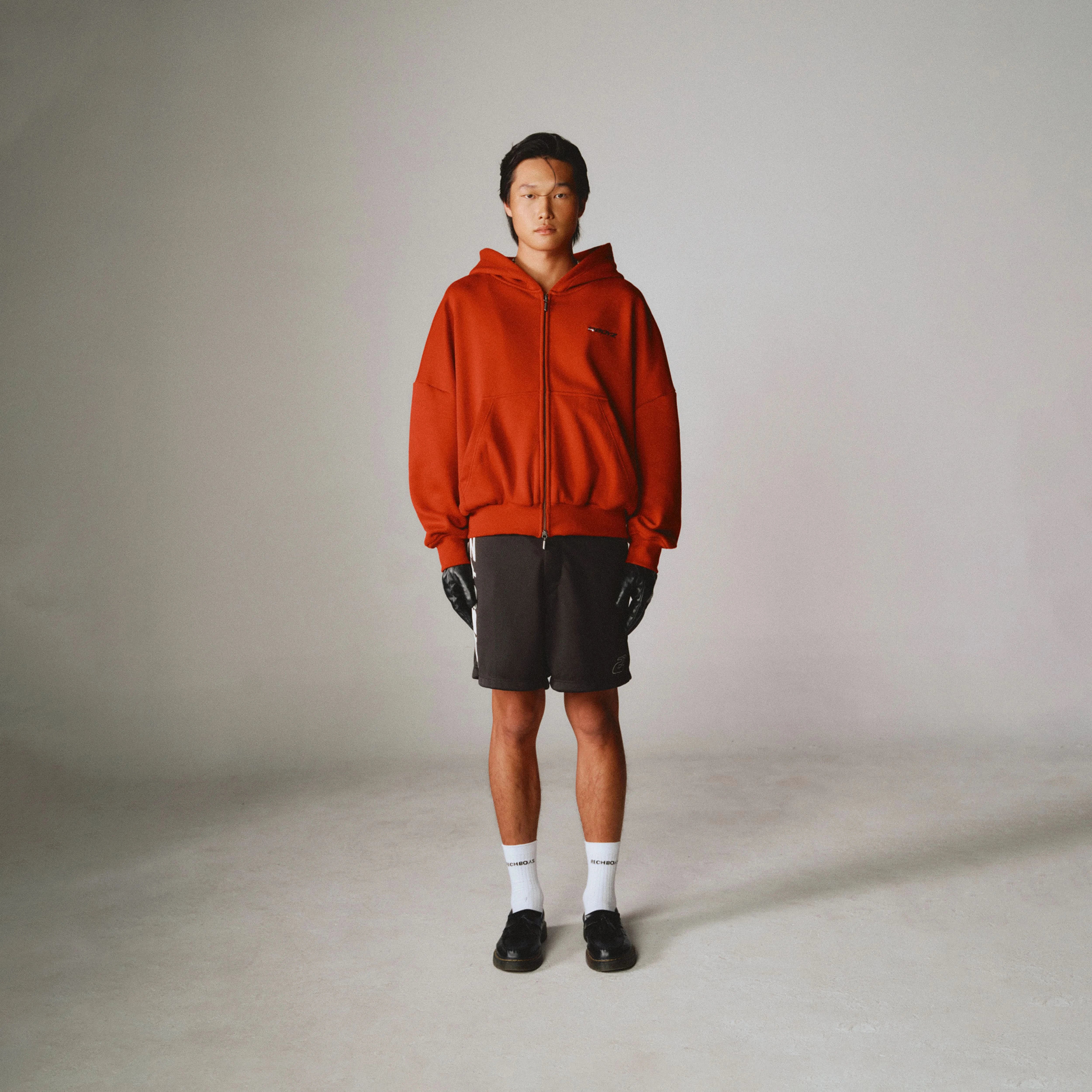 Zip Motion Hoodie - Red