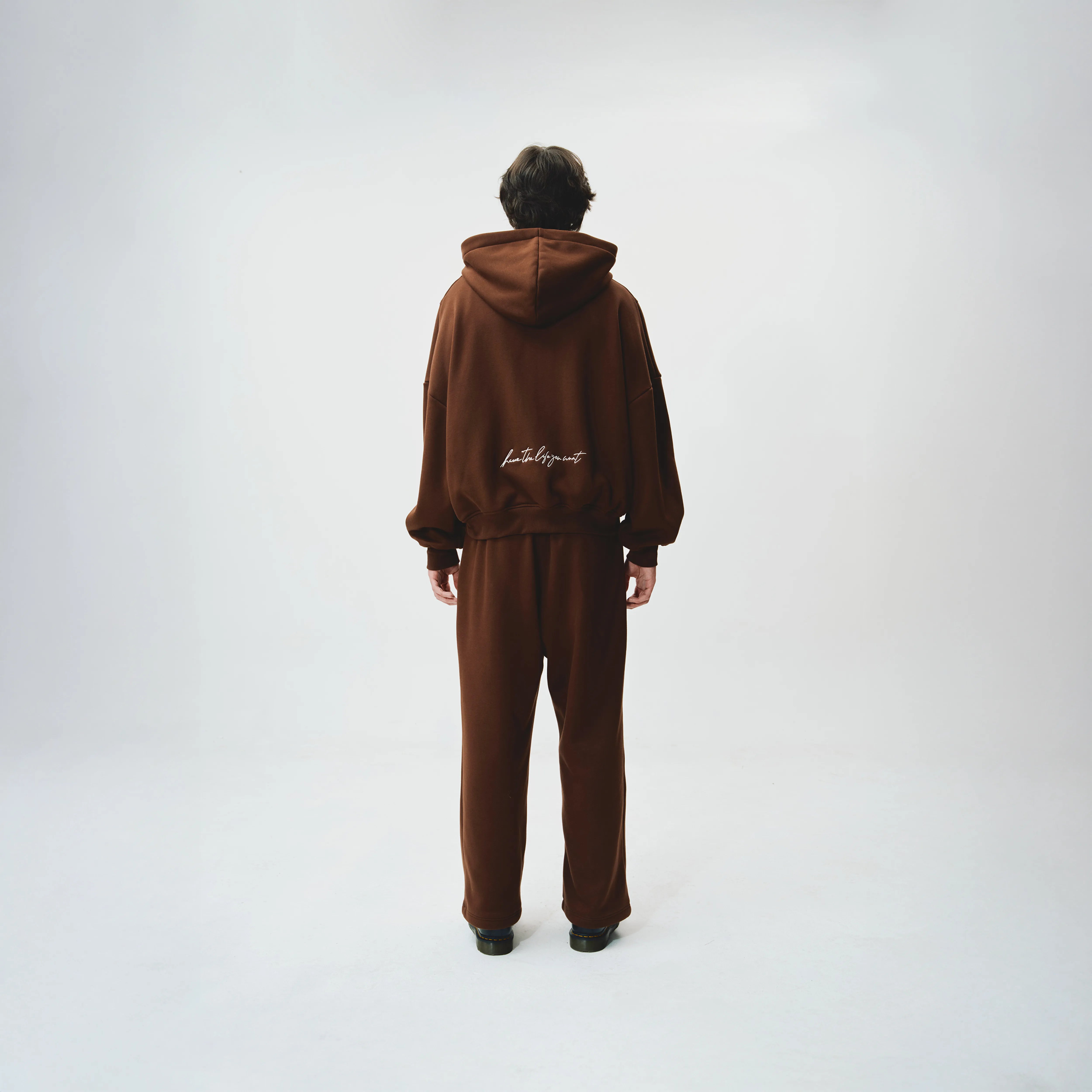 Zip Plush Hoodie - Cocoa