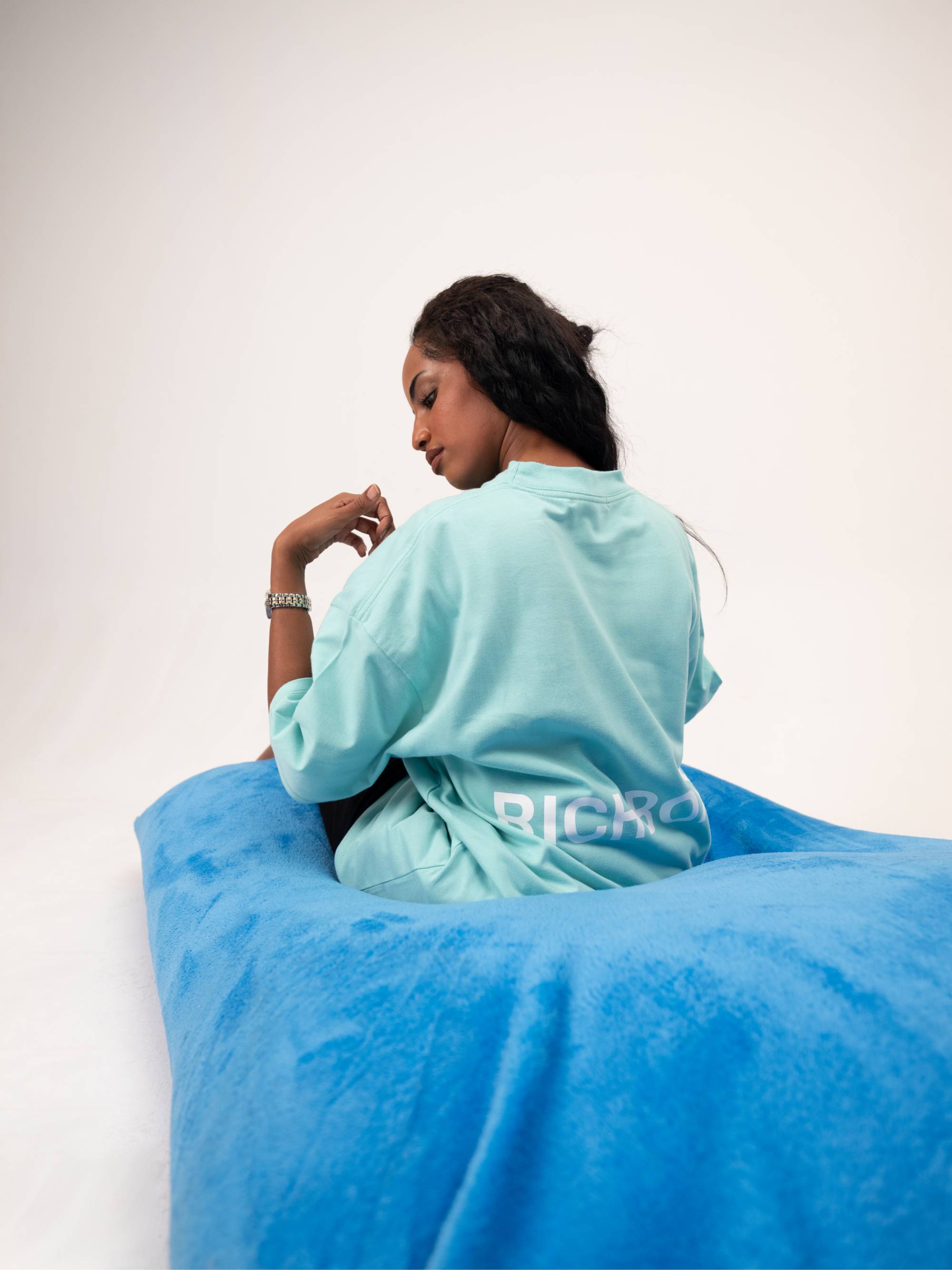 Drop Shoulder Tee - Mint