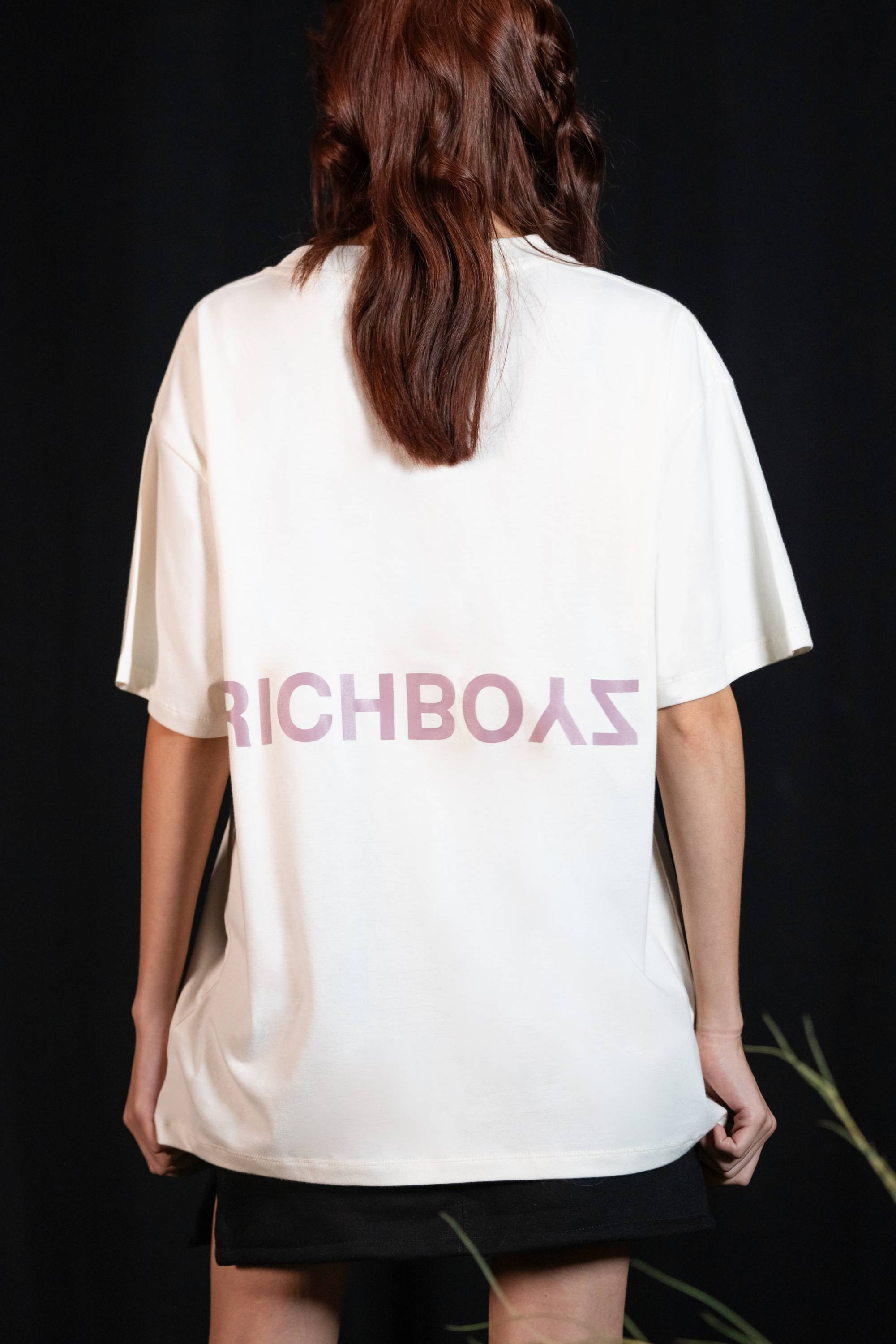 Relaxed Drop Shoulder Tee - Moon