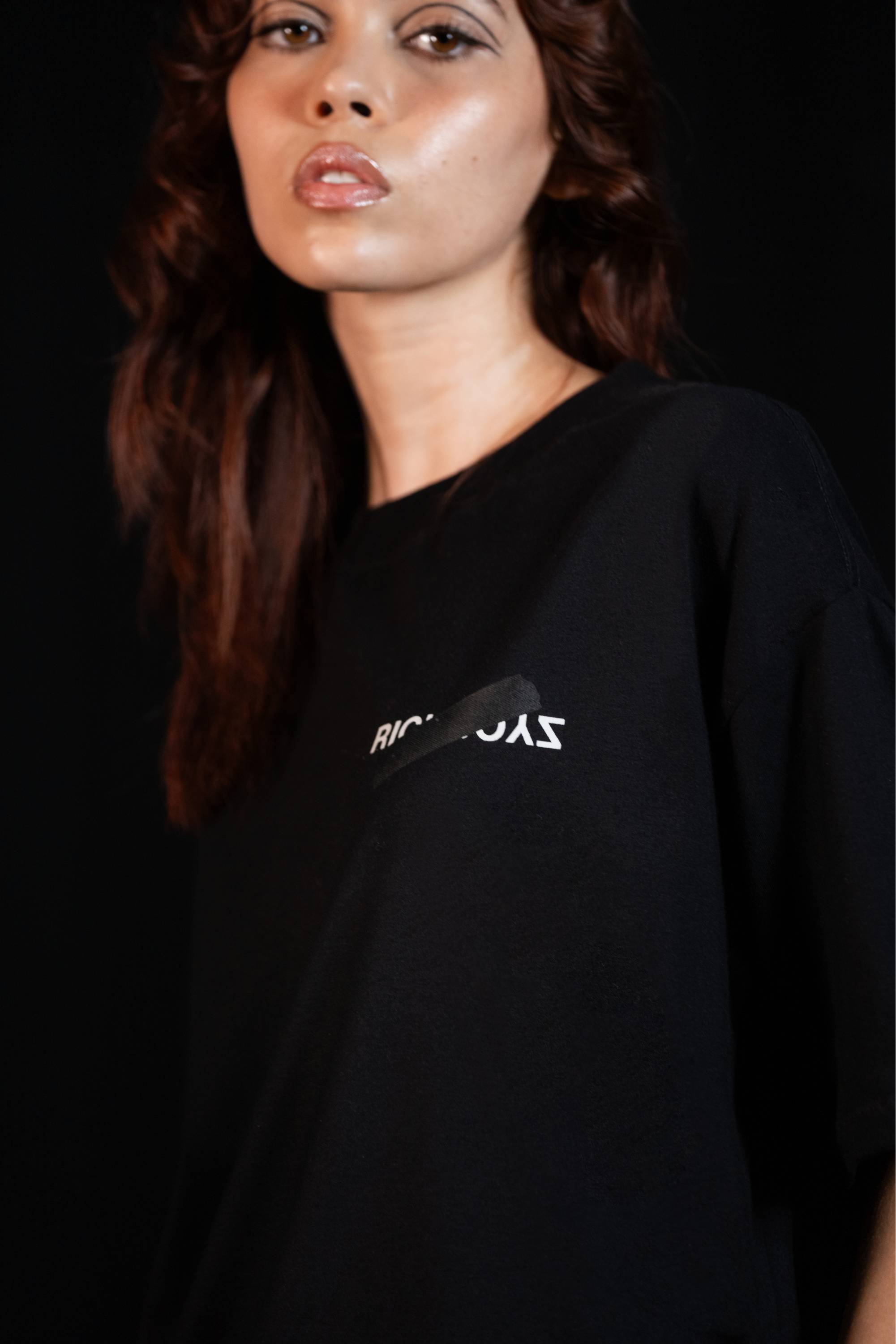 Relaxed Drop Shoulder Tee - Midnight