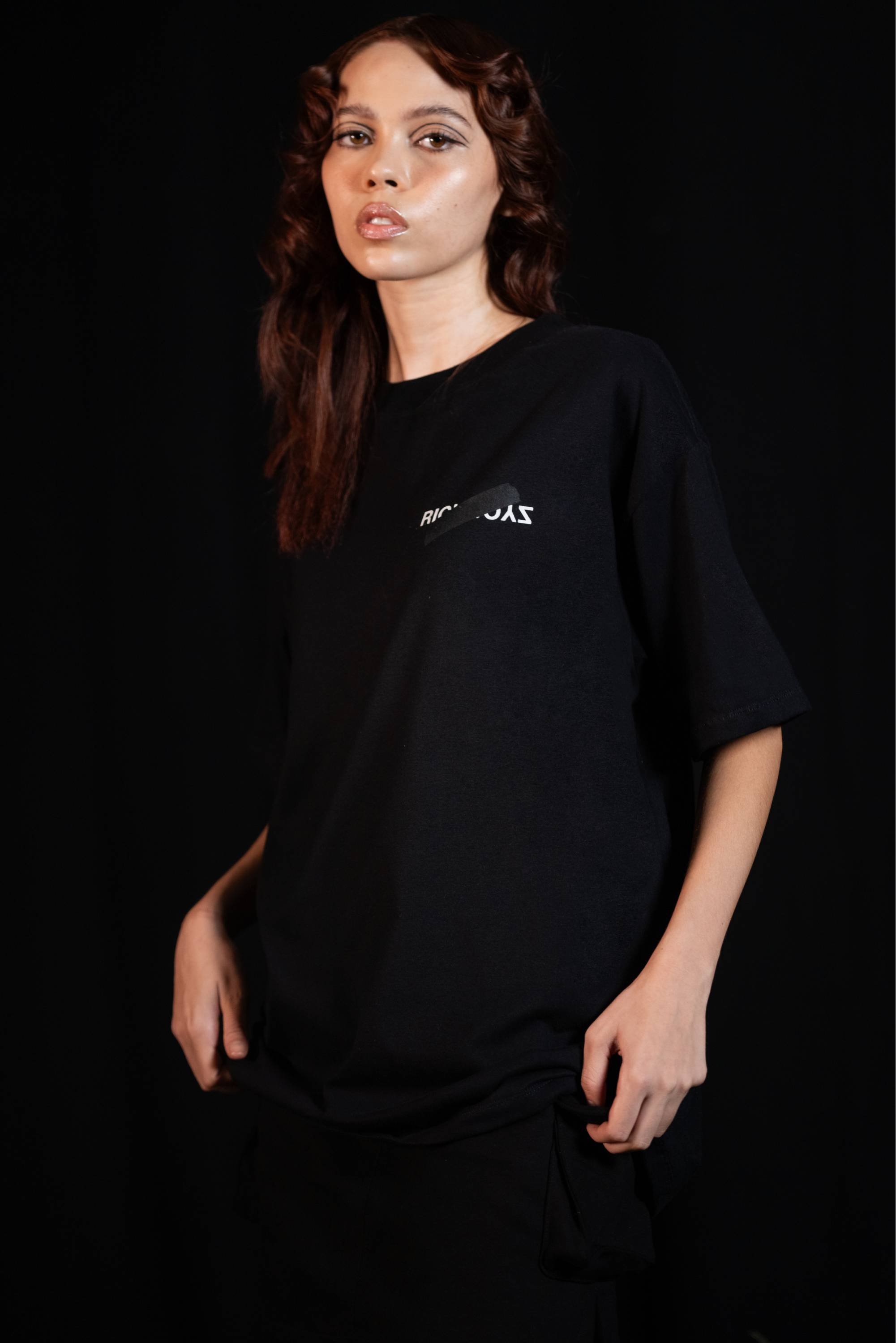Relaxed Drop Shoulder Tee - Midnight