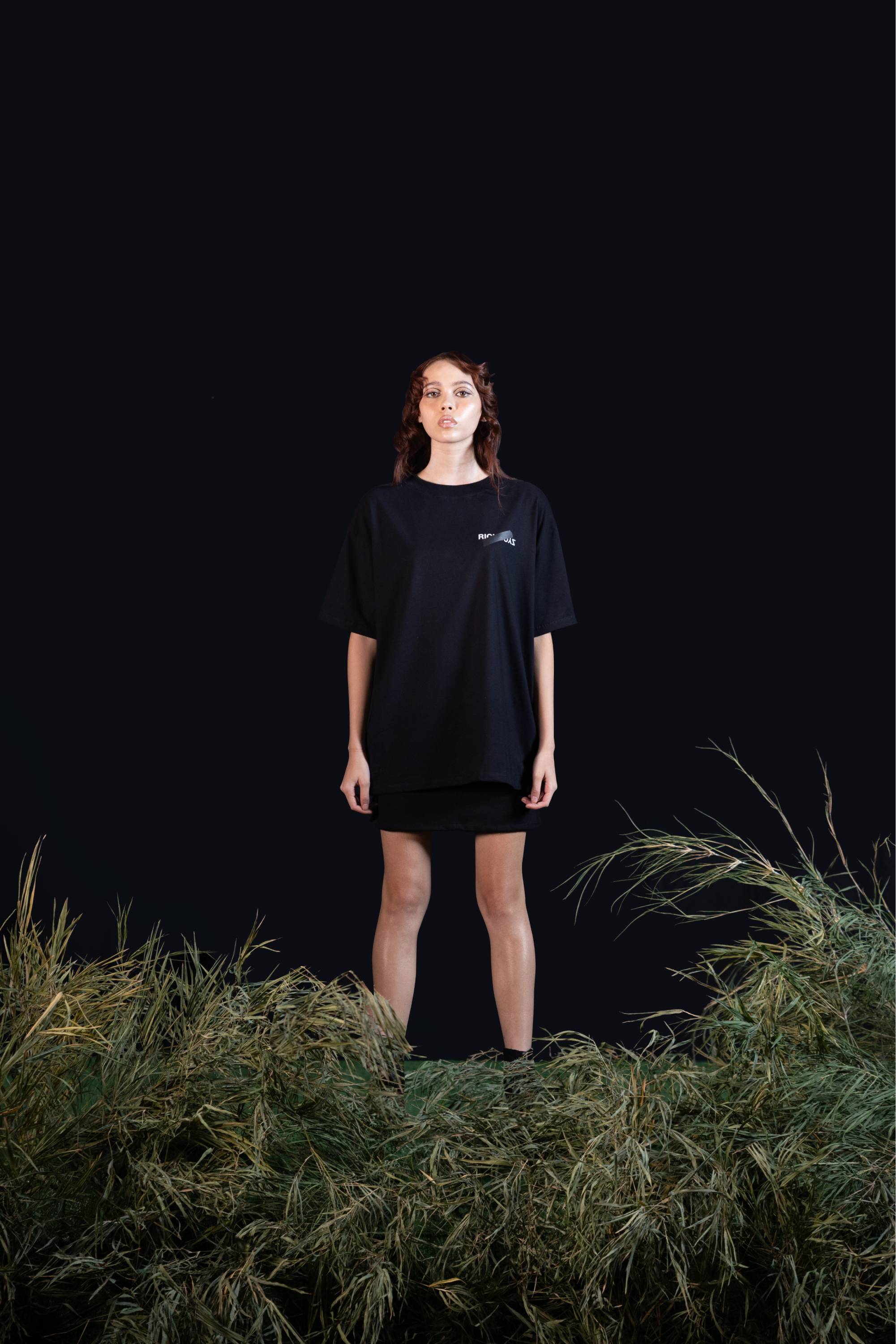 Relaxed Drop Shoulder Tee - Midnight