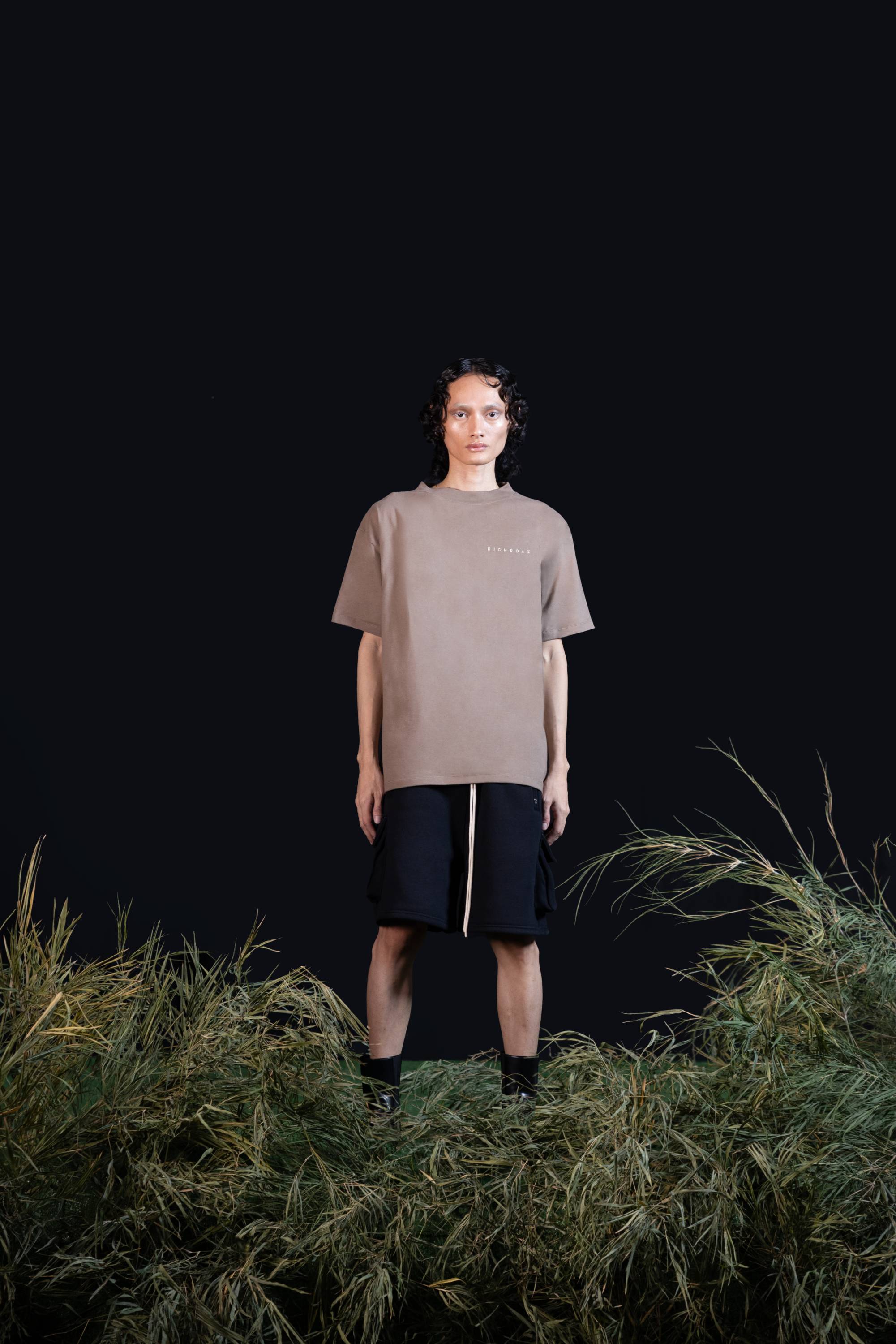 Relaxed Drop Shoulder Tee - Autumn