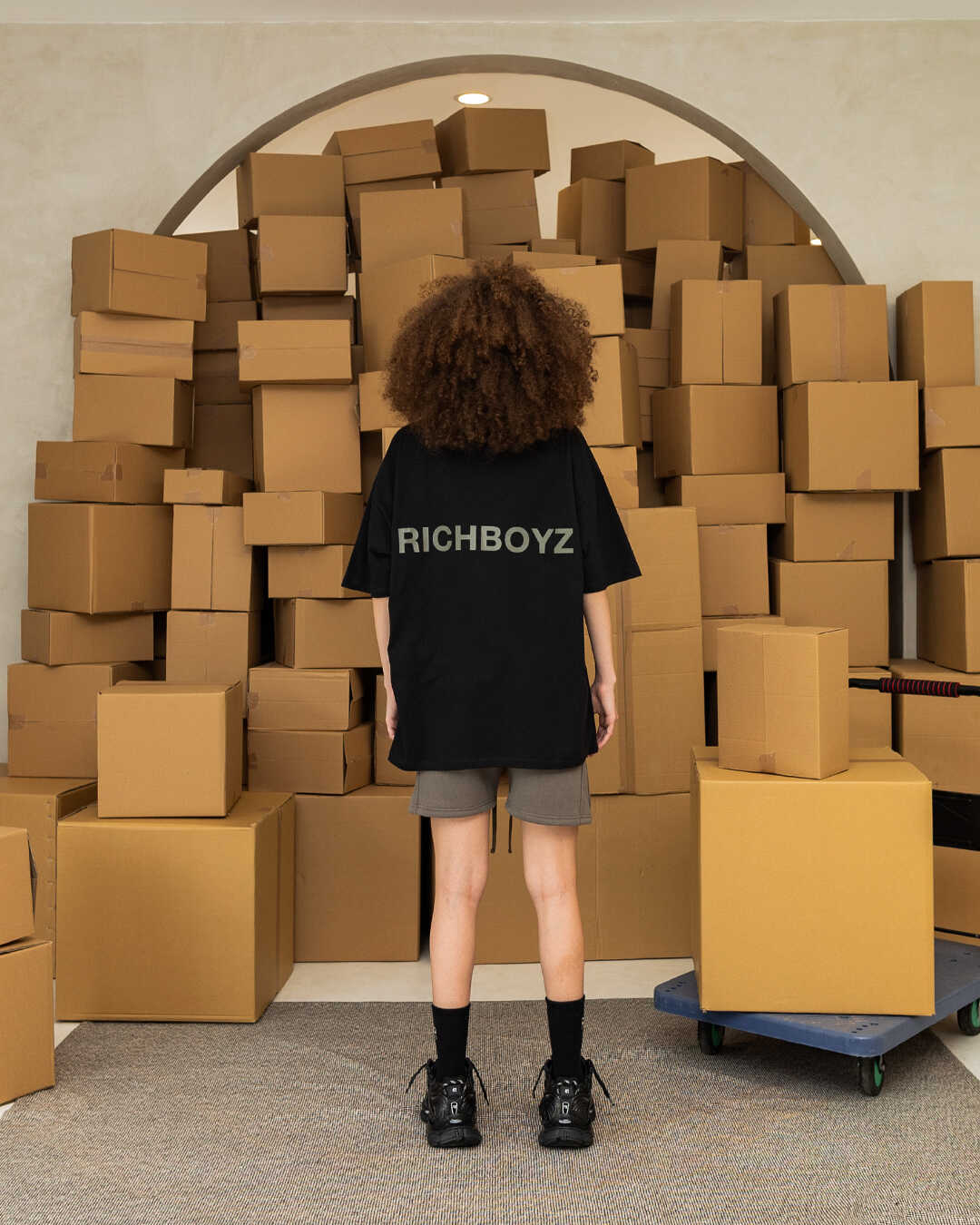 DROP SHOULDER TEE - DUSK