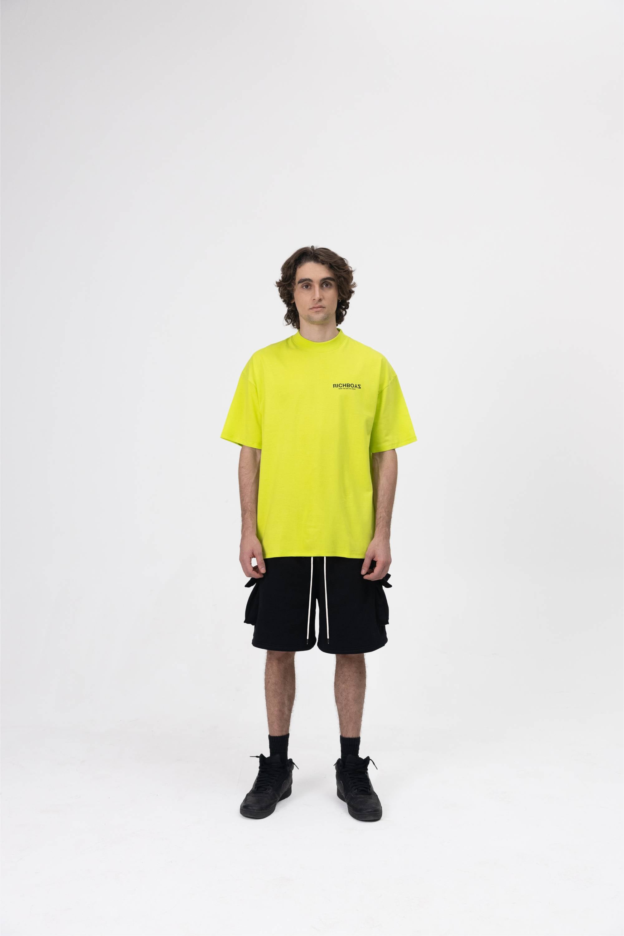 Drop Shoulder Tee - Fluorescent