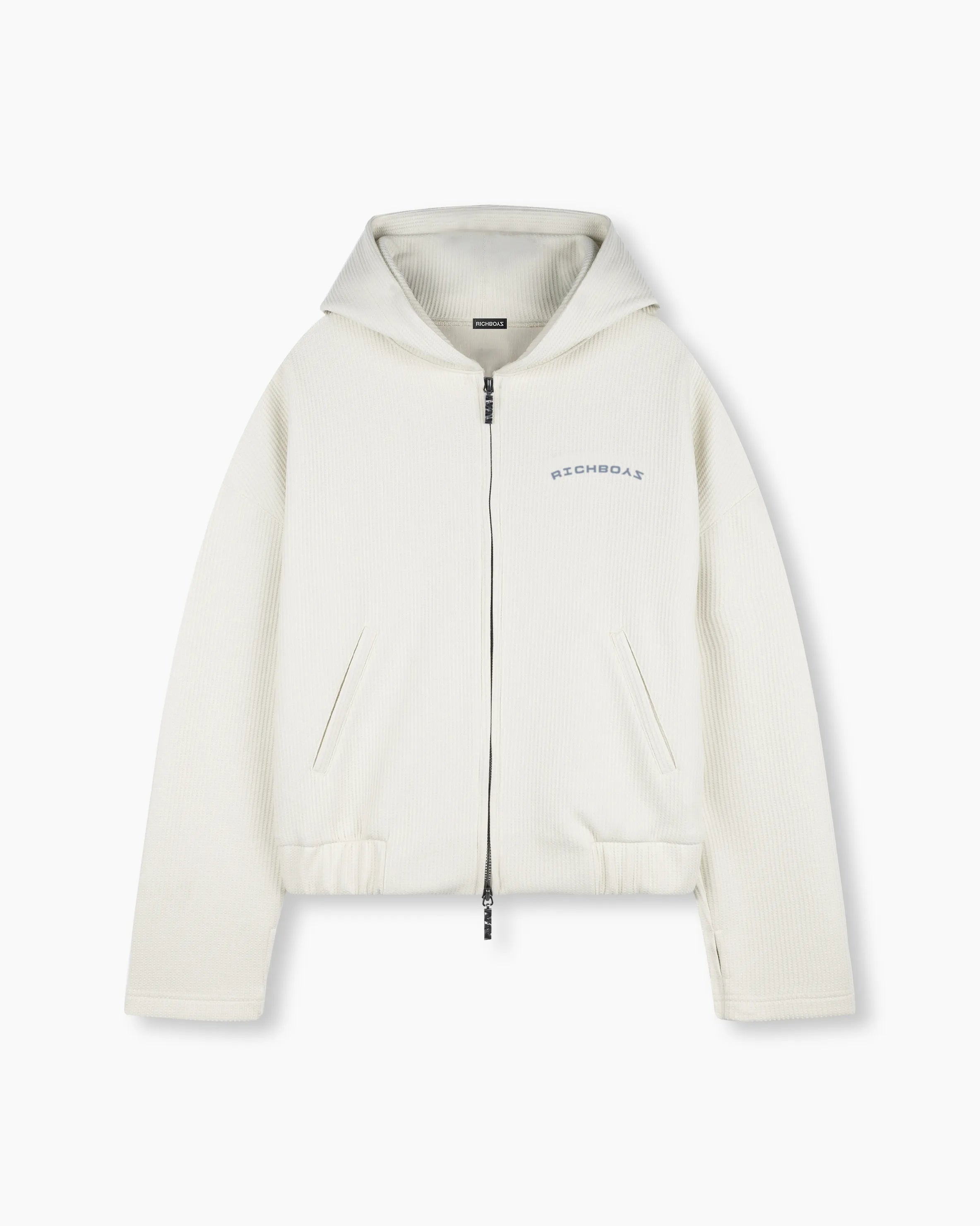Waffle Hoodie - White