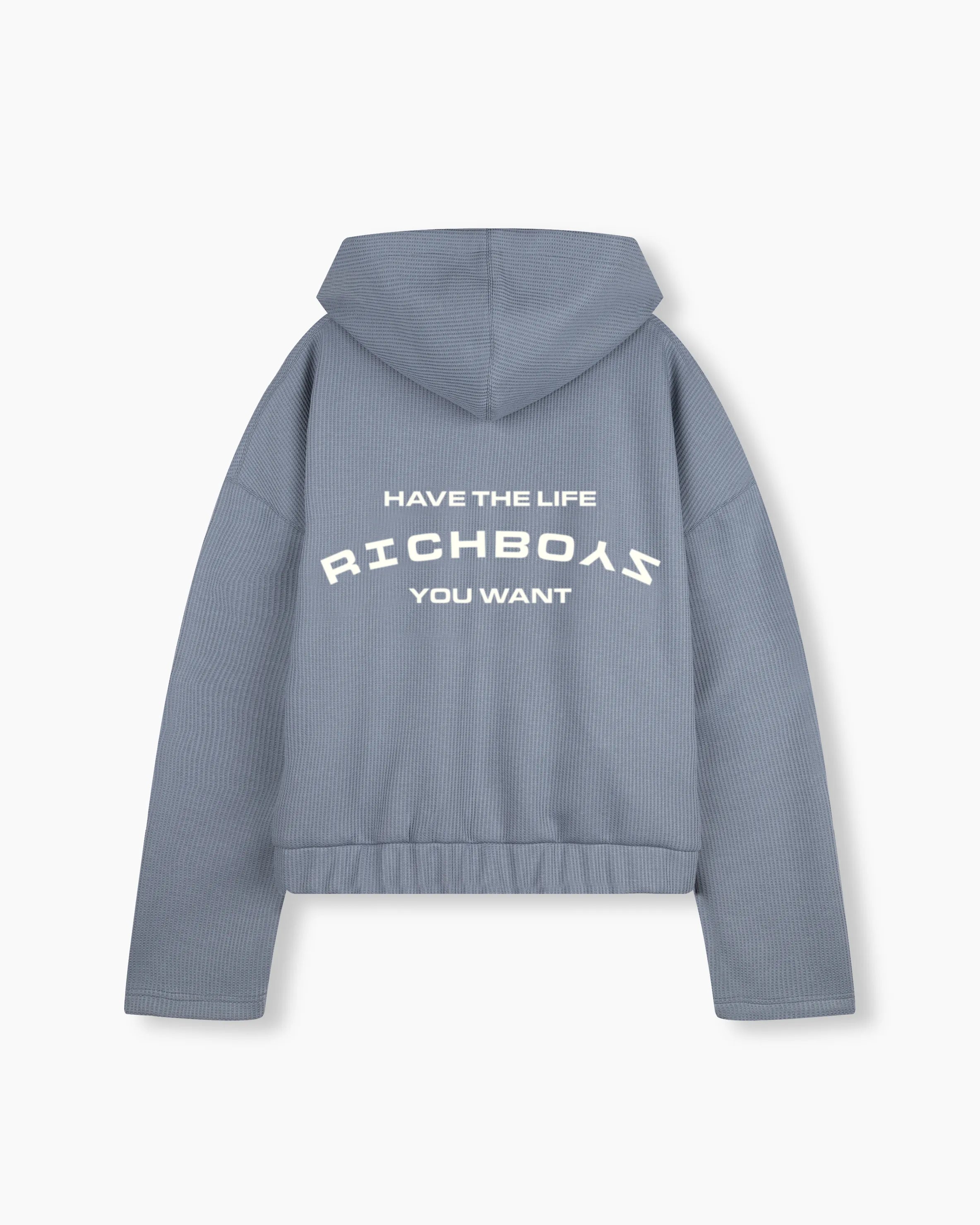 Waffle Hoodie - Sky