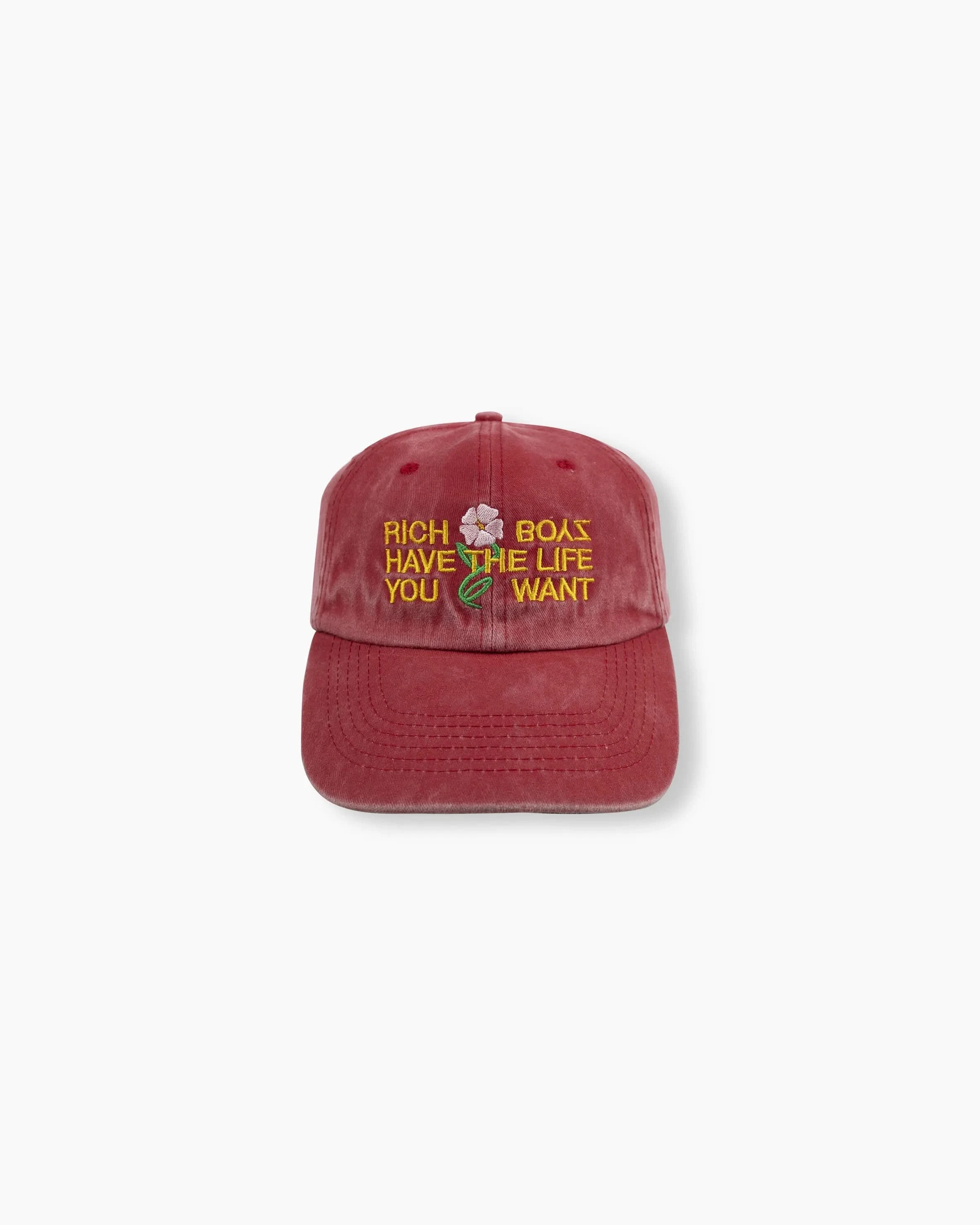 Washed Cap - Red