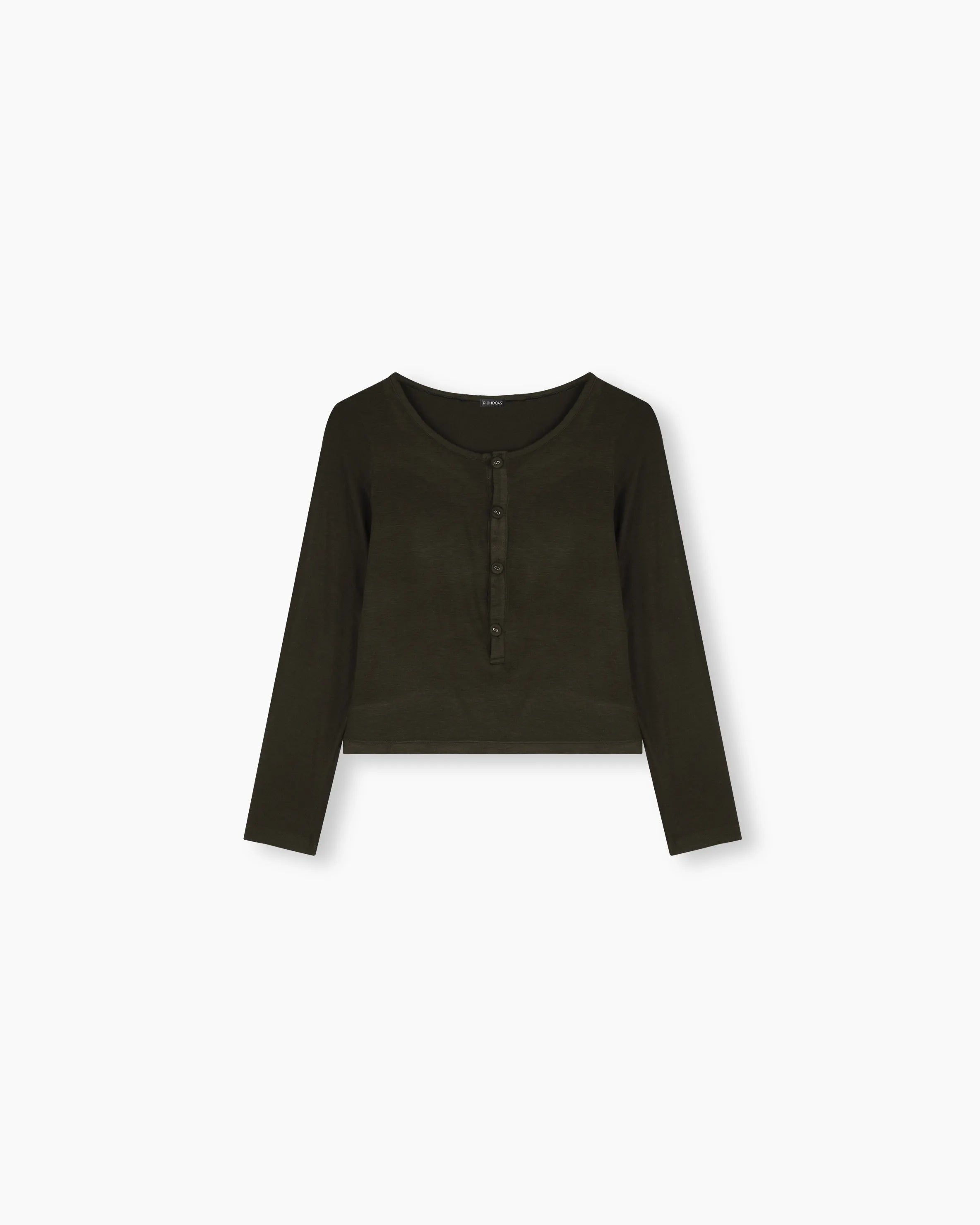 Women's Henley - Leaf