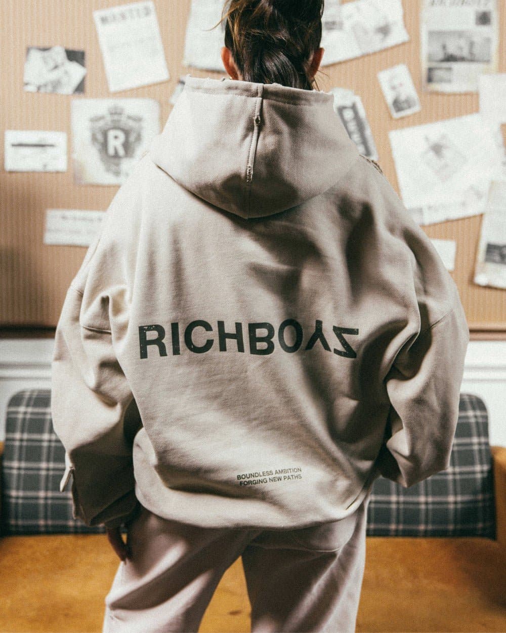 CARGO HOODIE - DUNE - Richboyz