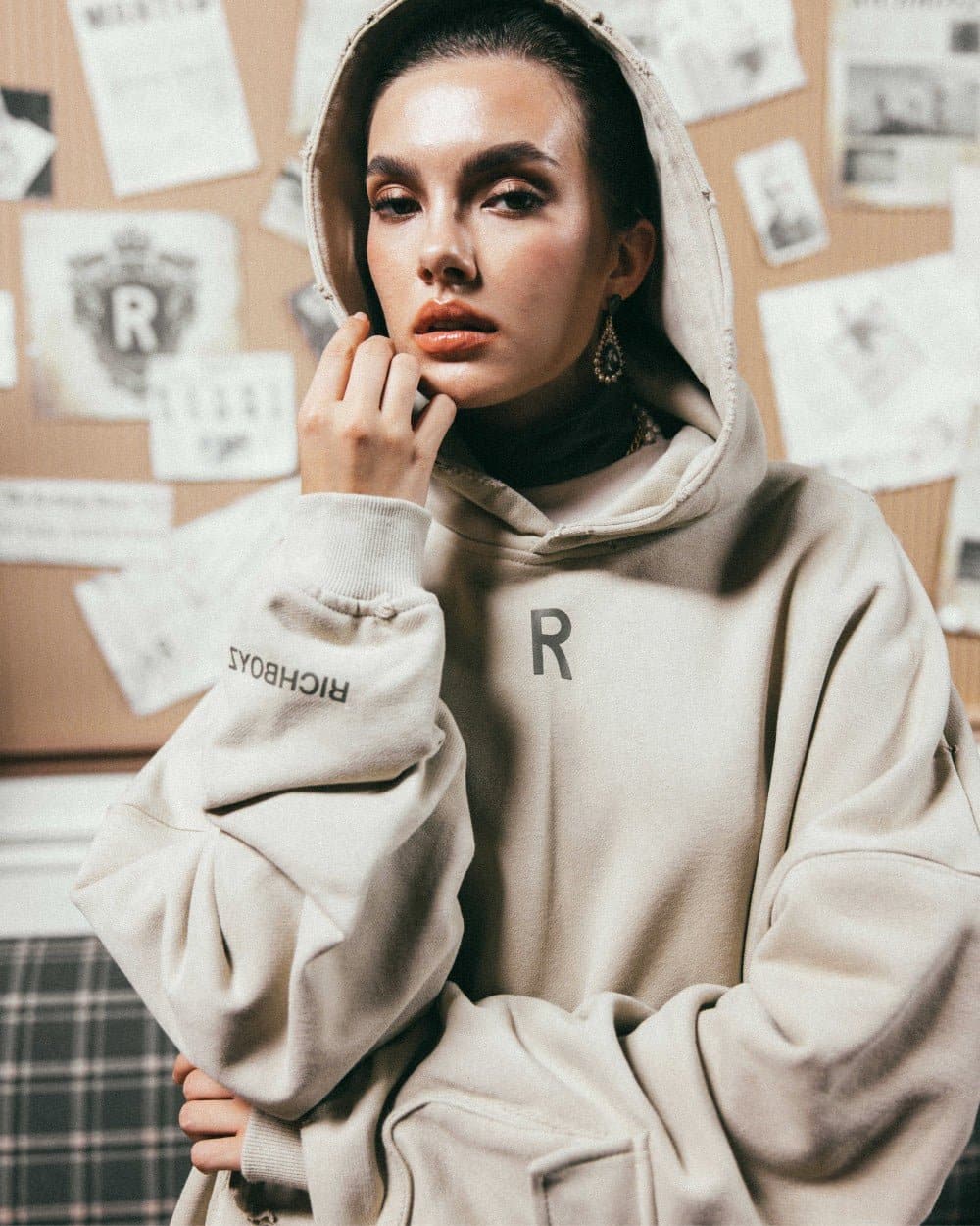 CARGO HOODIE - DUNE - Richboyz