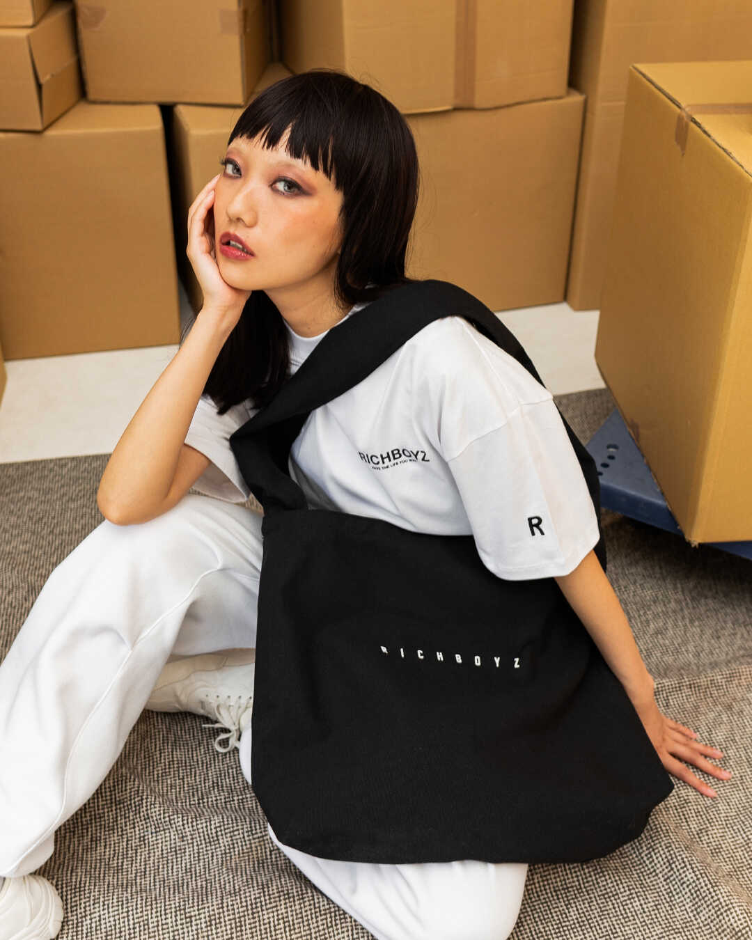 DROP SHOULDER TEE - CLOUD - Richboyz