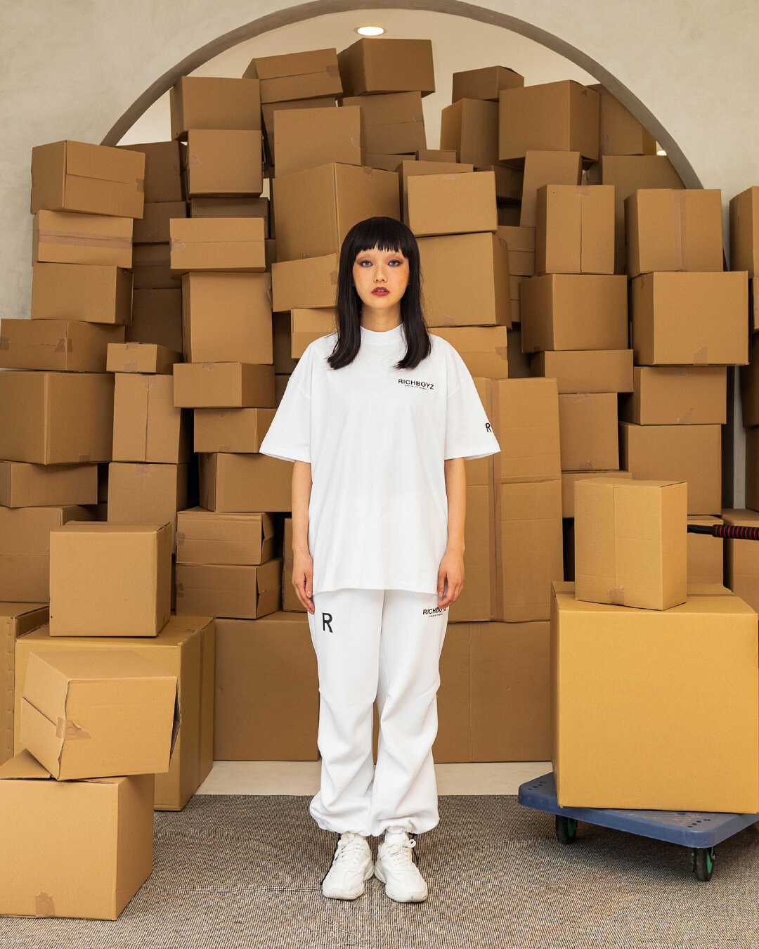 DROP SHOULDER TEE - CLOUD - Richboyz