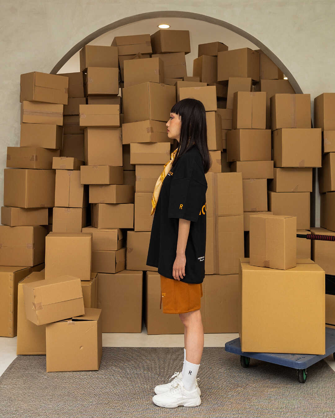 DROP SHOULDER TEE - ONYX - Richboyz