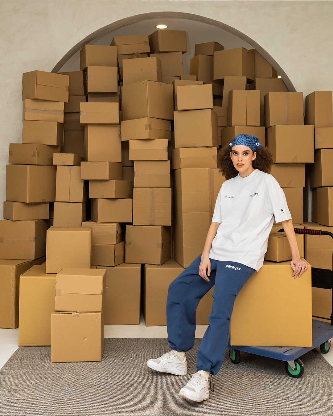 FLIGHT PANTS - SAPPHIRE - Richboyz