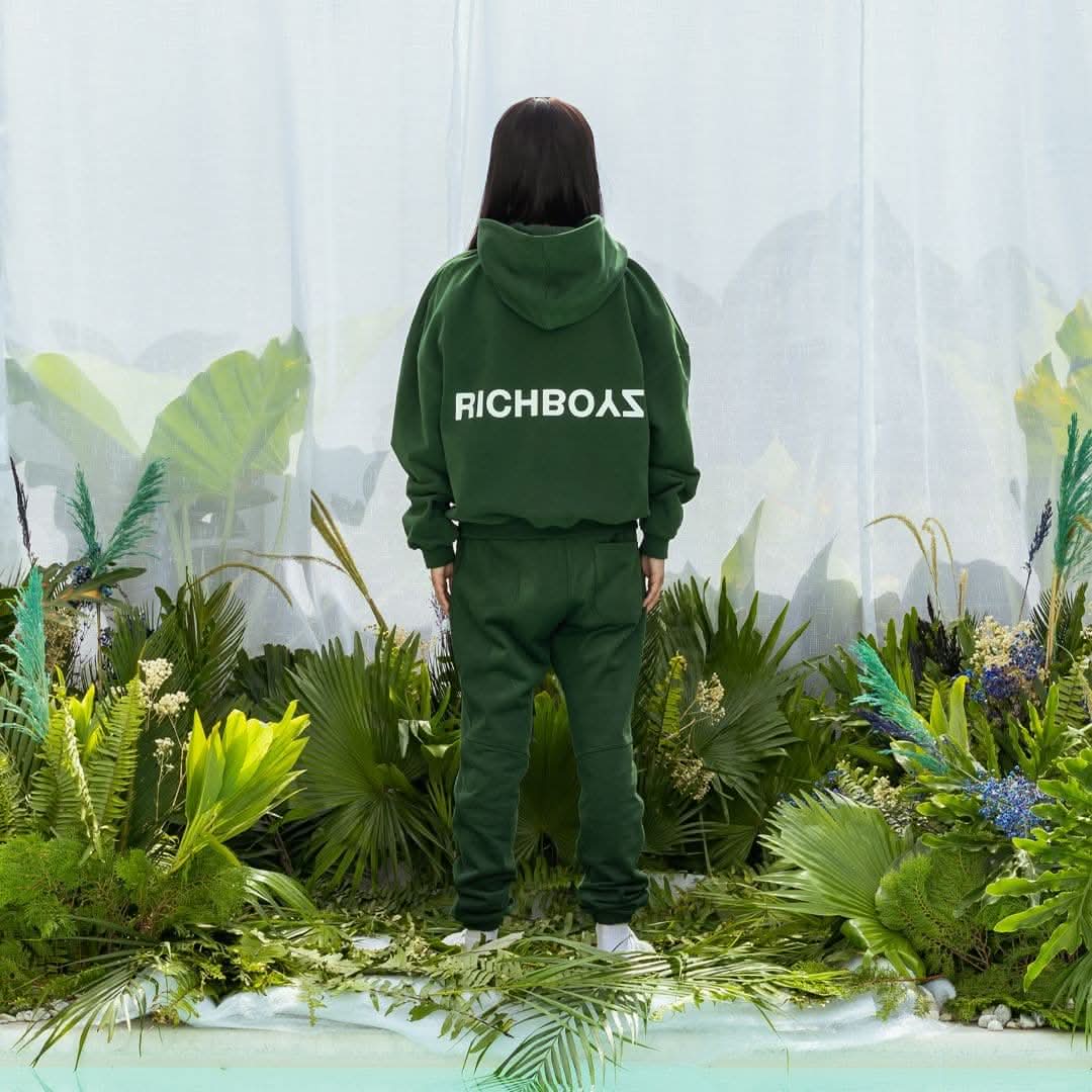 HOODIE - HUNTER GREEN - Richboyz