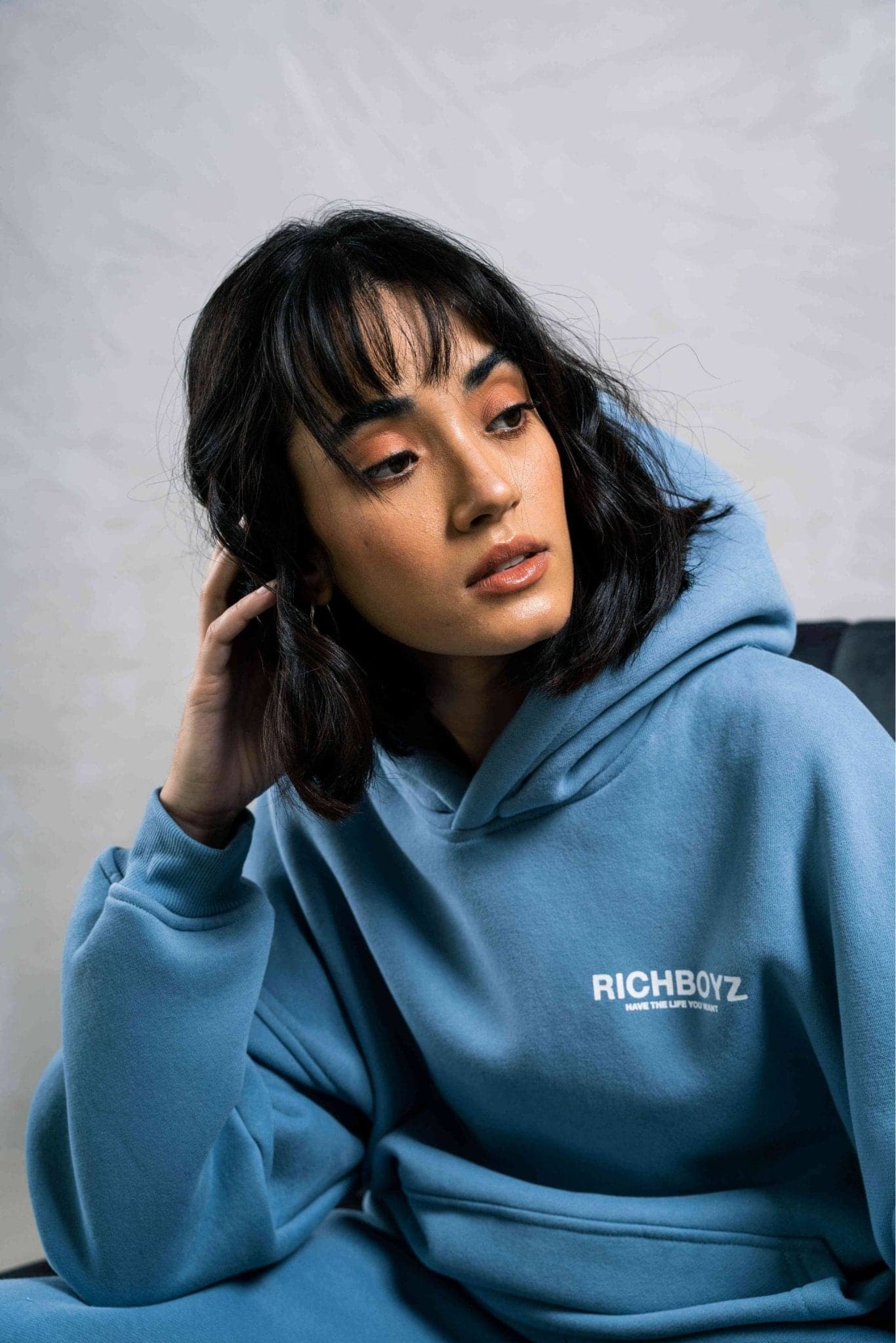 HOODIE - POWDER BLUE - Richboyz