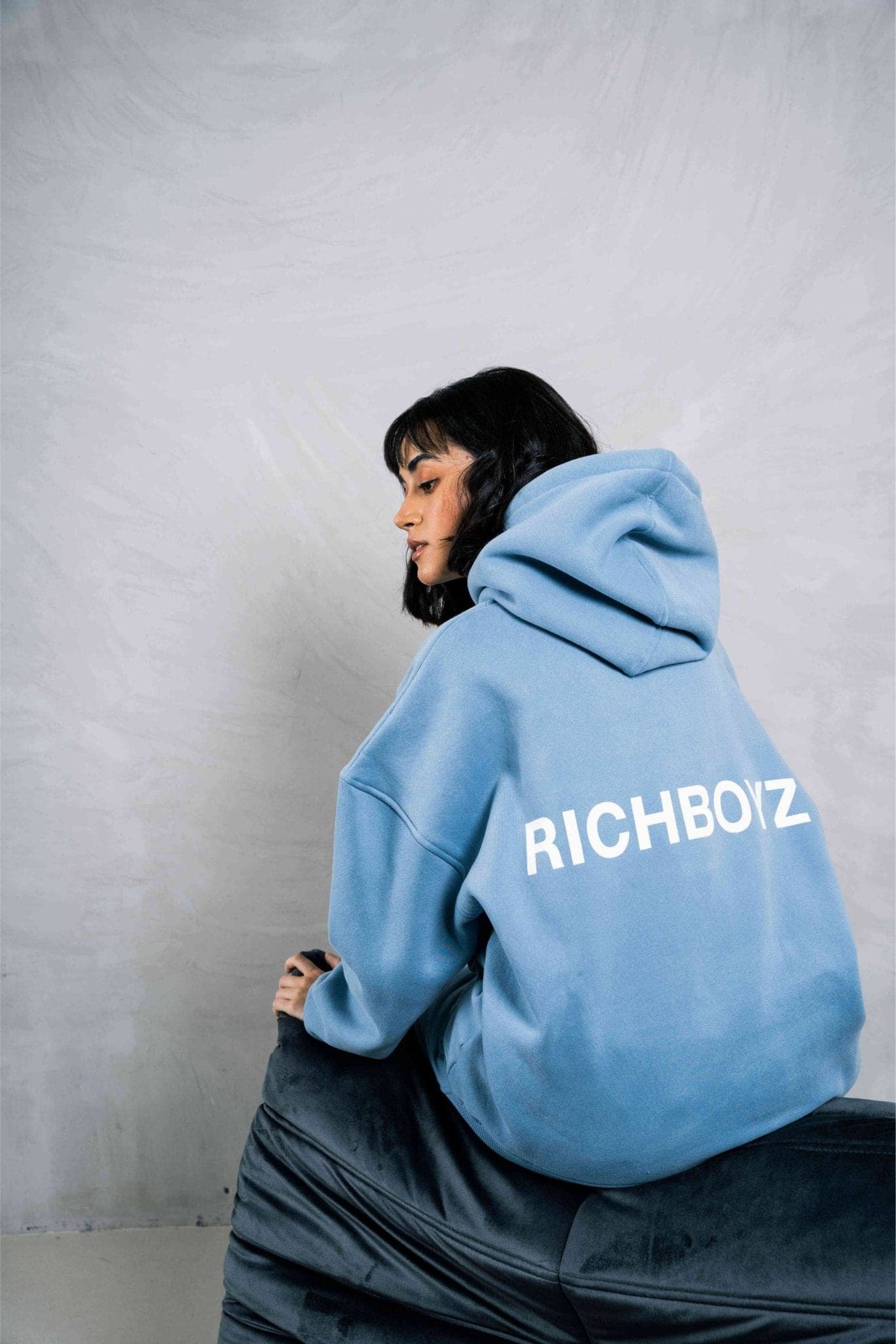 HOODIE - POWDER BLUE - Richboyz