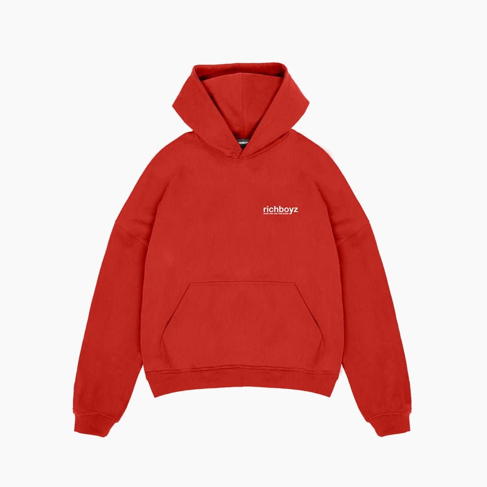 HOODIE - RED - Richboyz