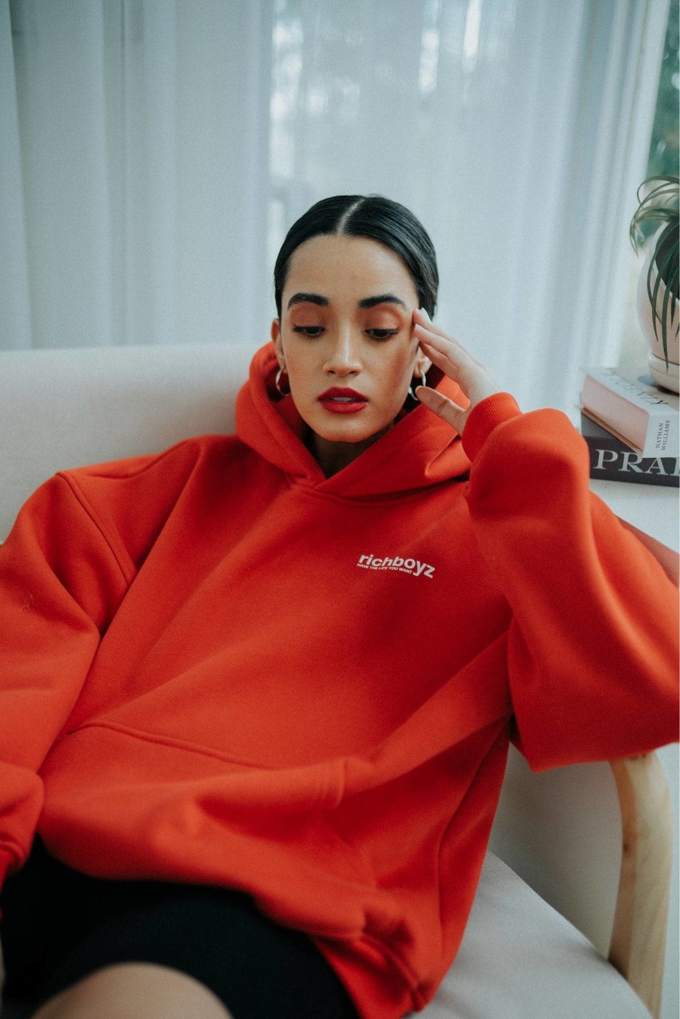 HOODIE - RED - Richboyz