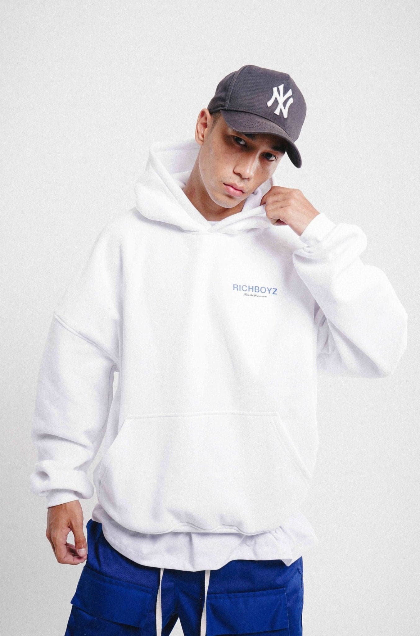 HOODIE - WHITE - Richboyz