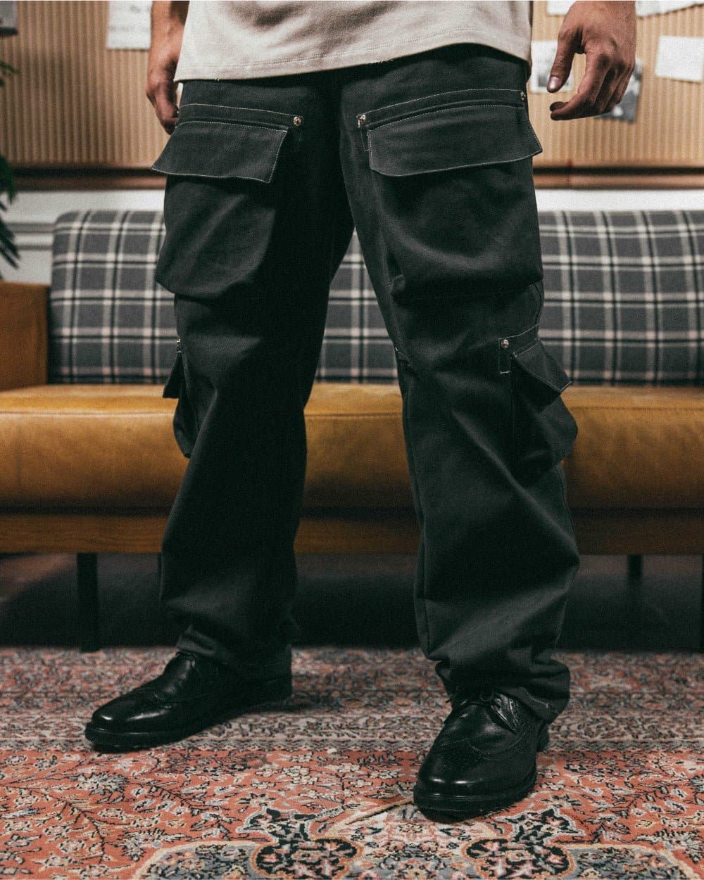 RECON CARGO PANTS - ASPHALT - Richboyz