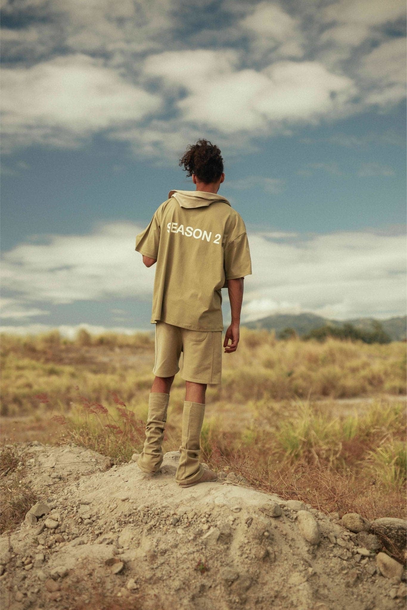 RELAXED DROP SHOULDER TEE - ARTICHOKE - Richboyz